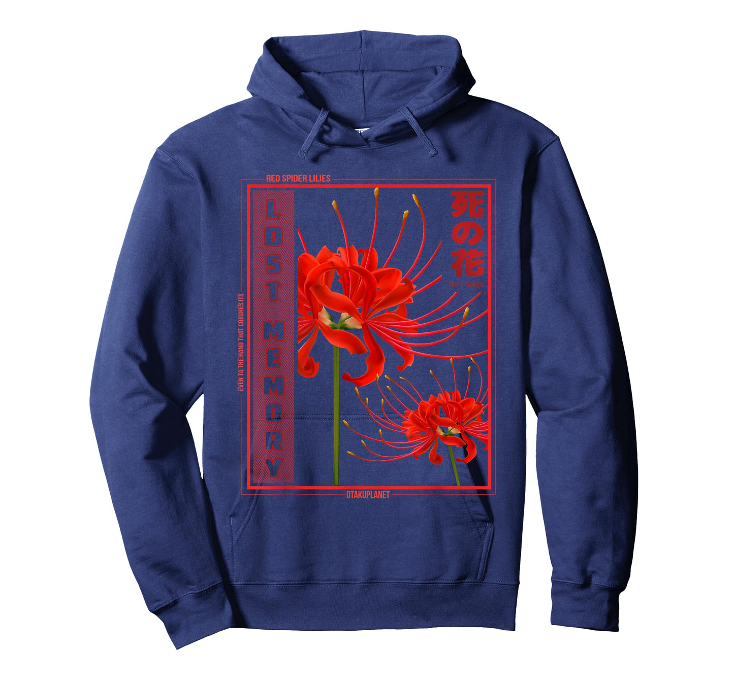 Japanese Spider Lily Flower Lover Anime Aesthetic Manga T-Shirt