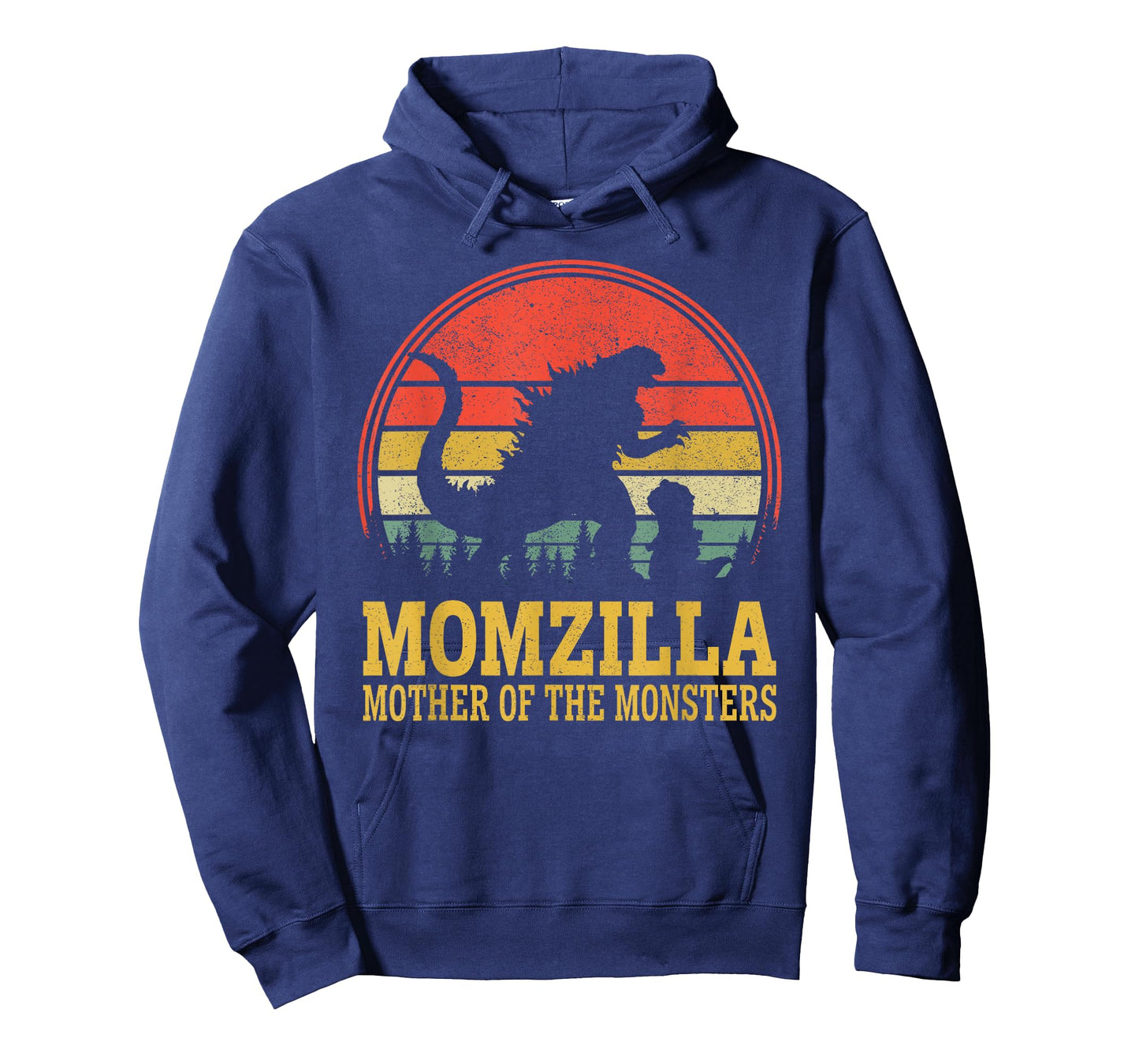 Women Momzilla Mother Of Monsters Vintage Mothers Day T-Shirt
