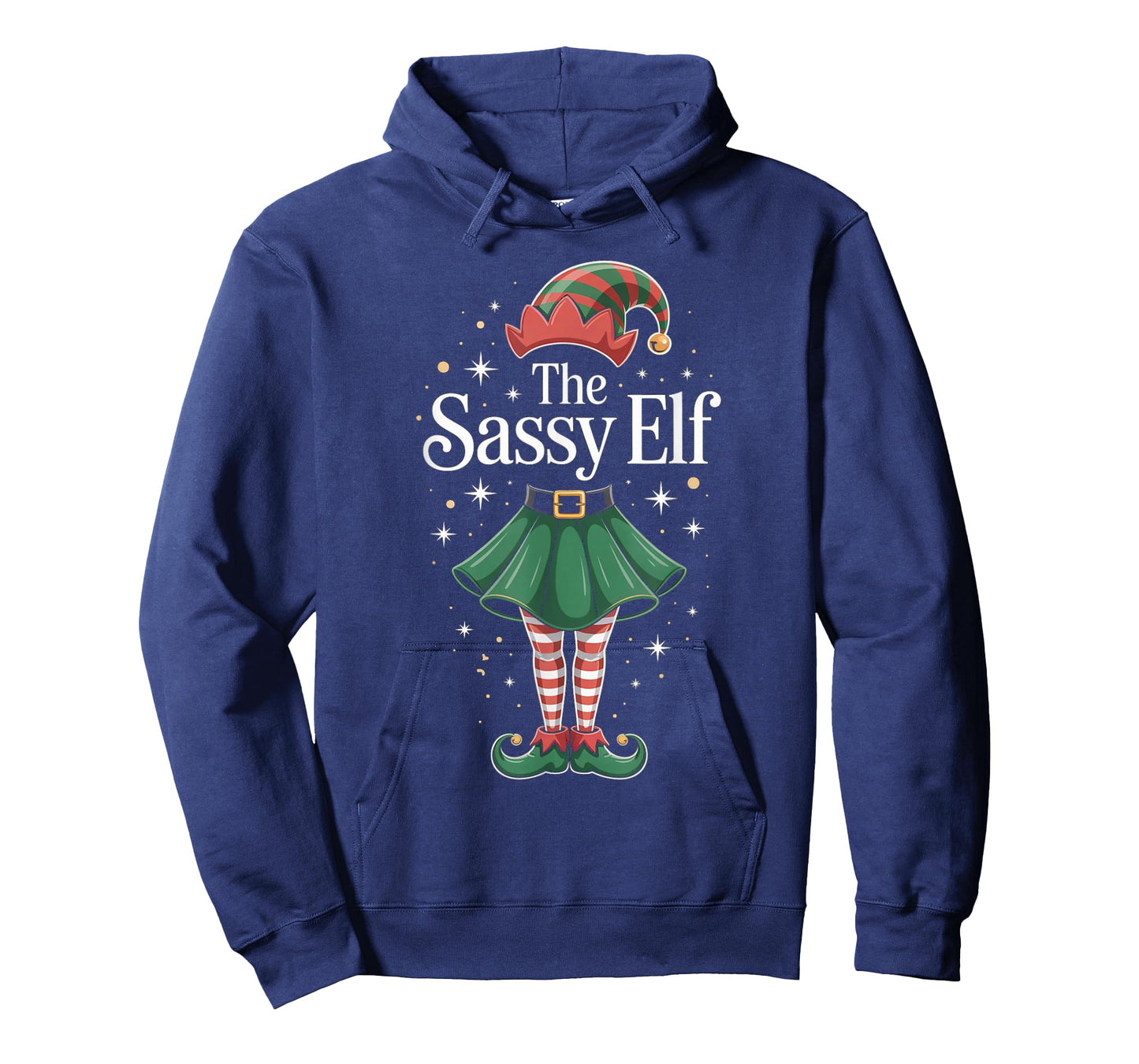 The Sassy Elf Funny Christmas Holiday 2026 Women Girl Kids T-Shirt