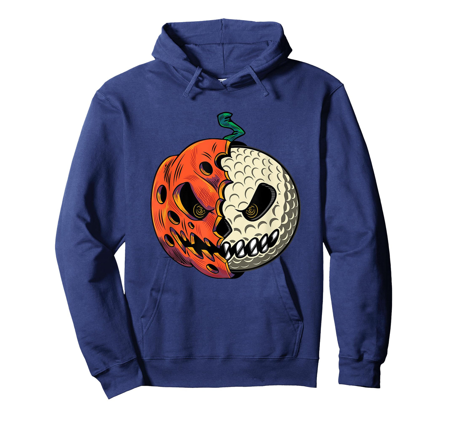 Golf Ball Costume - Pumpkin Skull Halloween Golf Player T-Shirt