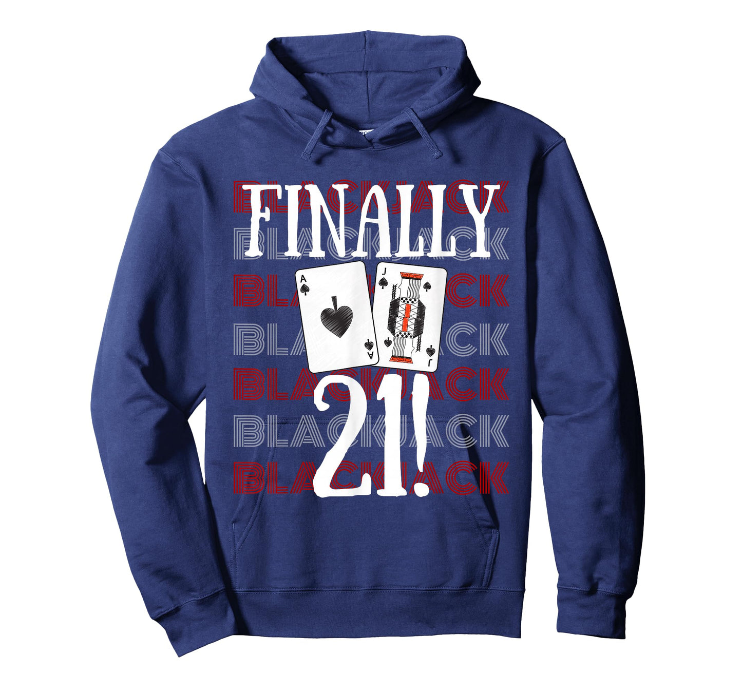 21st Birthday Las Vegas Casino Gambling Blackjack T-Shirt