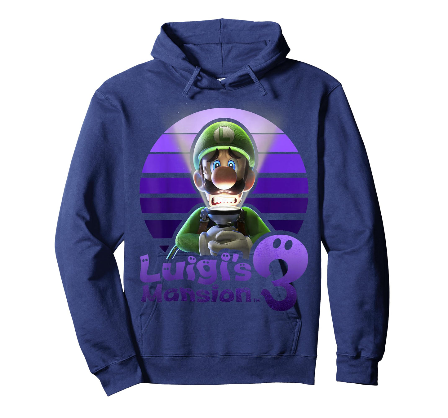 Luigi's Mansion 3 Luigi Purple Portrait T-Shirt