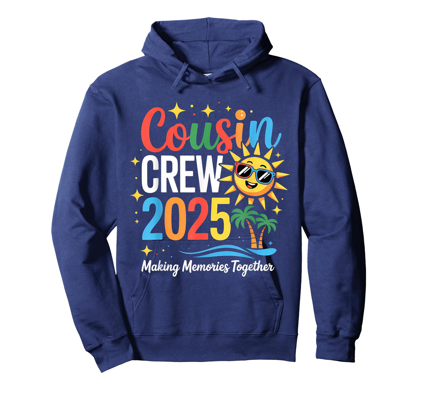 Cousin Crew 2025 Summer Vacation Beach Family Trip Matching T-Shirt