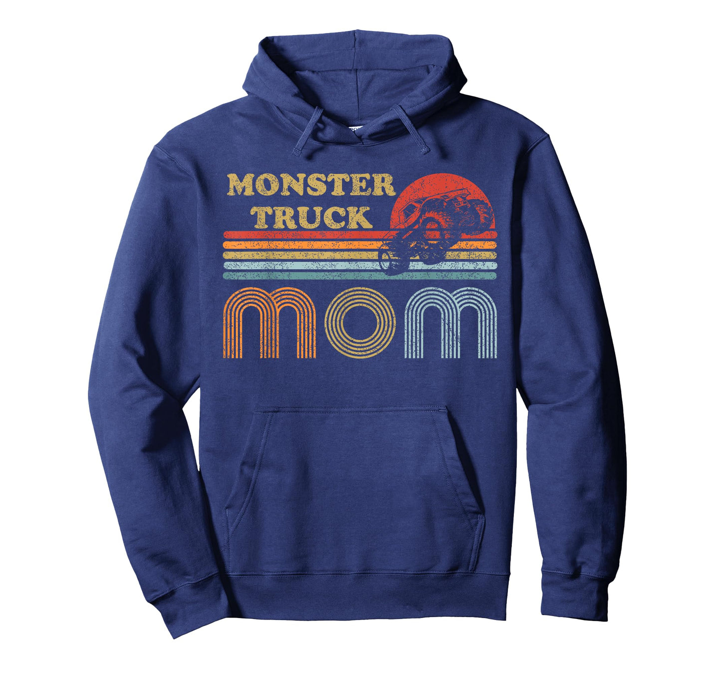 Monster Truck Mom Shirt Vintage Sunset Retro Horizon Lines T-Shirt