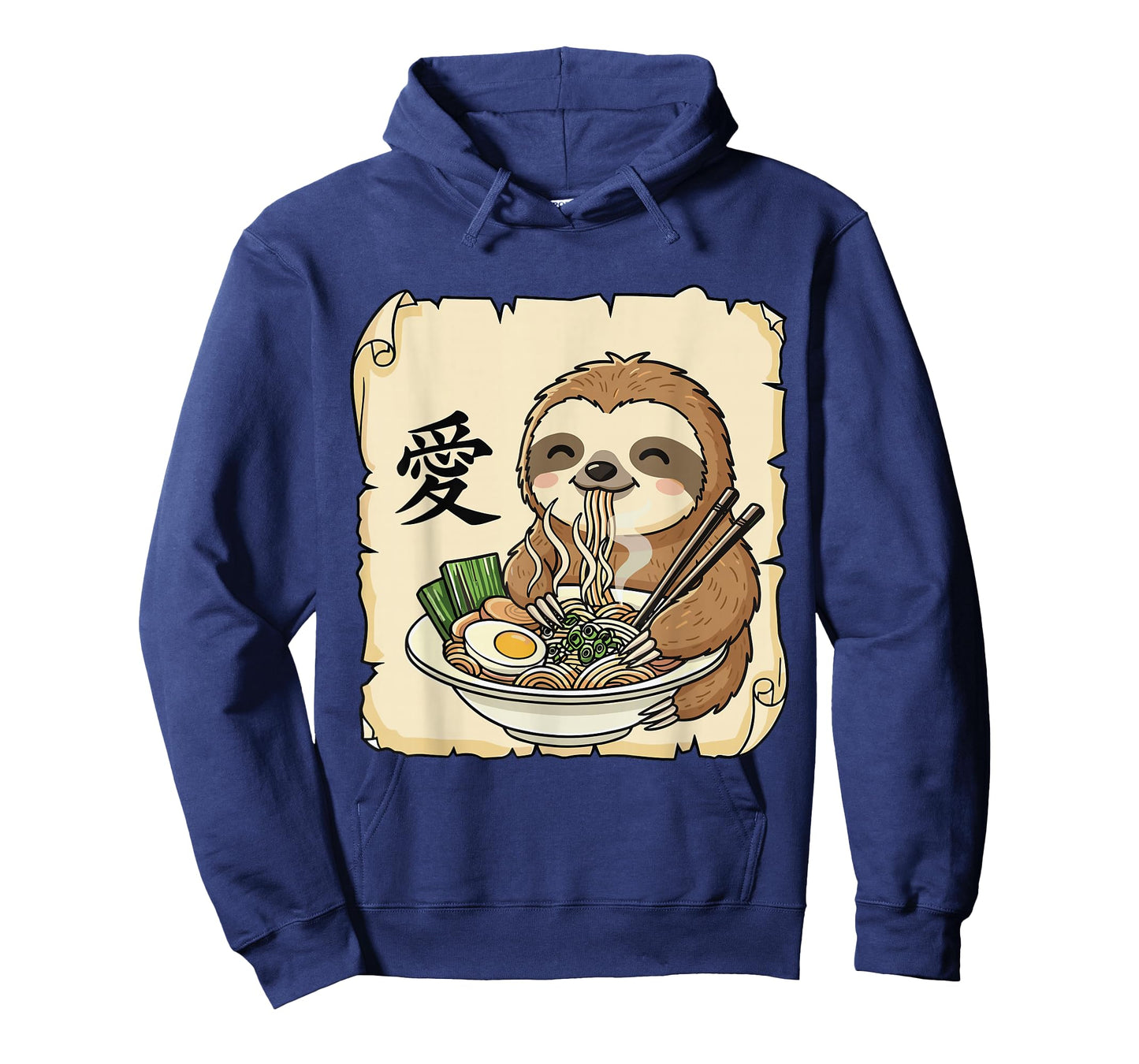 Funny Sloth Ramen Kawaii Anime Japanese Graphic Women Men T-Shirt