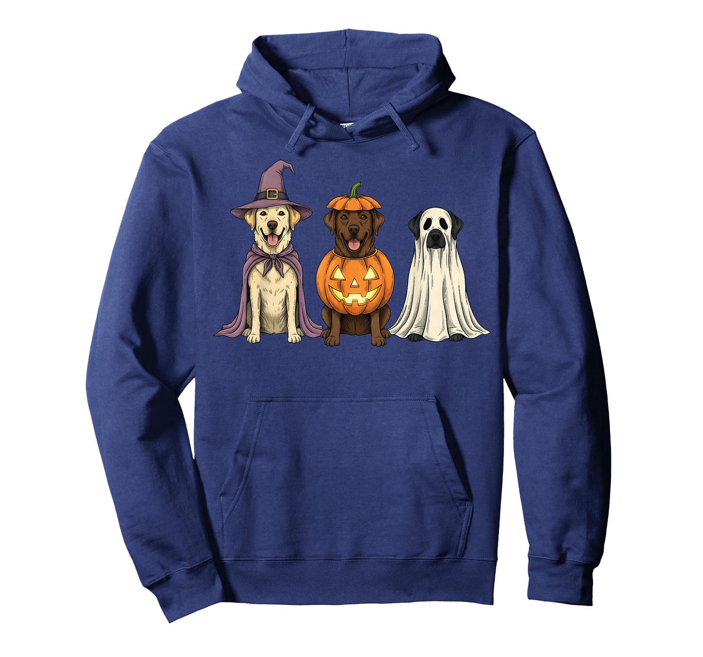 Spooky Ghost Labrador Retriever Pumpkin Halloween Dog Lover T-Shirt