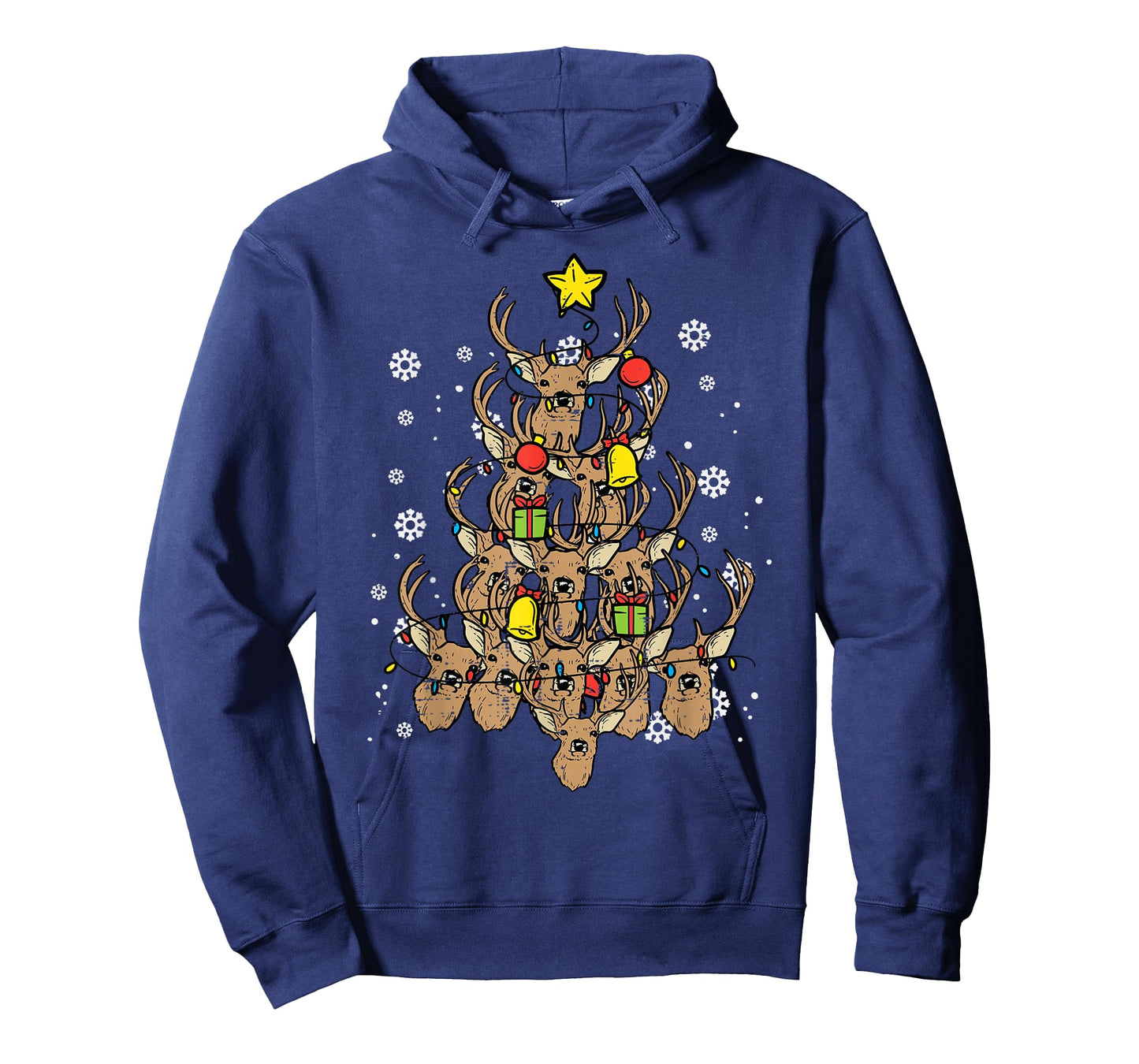 Deer Christmas Tree Xmas Hunting Hunt Men Dad Men Women Kids T-Shirt