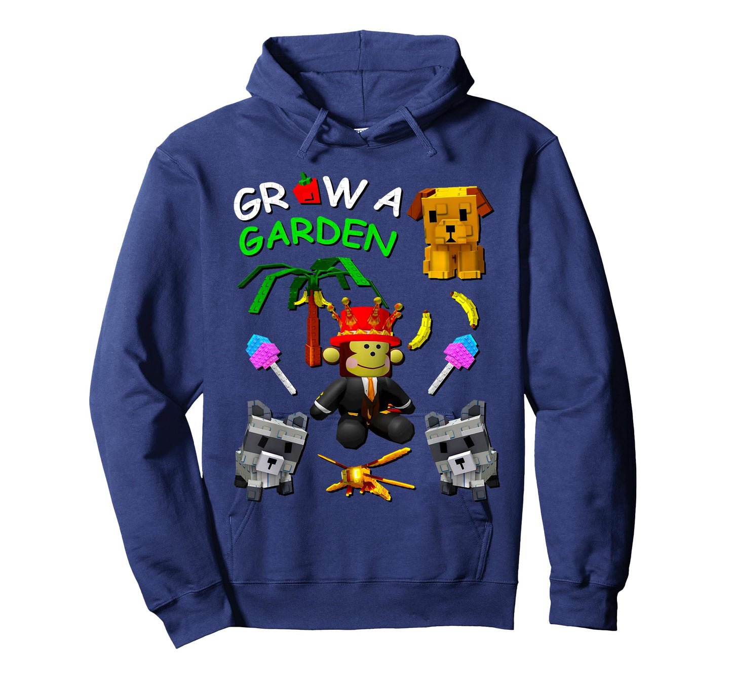 Grow A Garden Gamer Candy Blossom Fruit Palm Monkey Pet T-Shirt