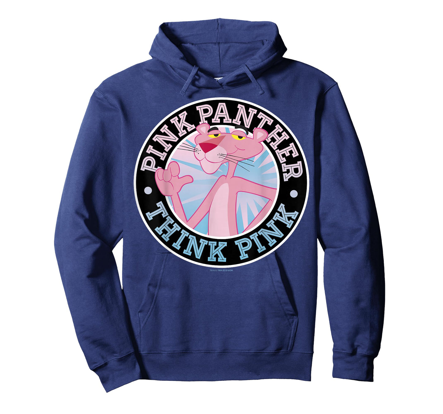 Pink Panther Think Pink Circle Portrait T-Shirt Small