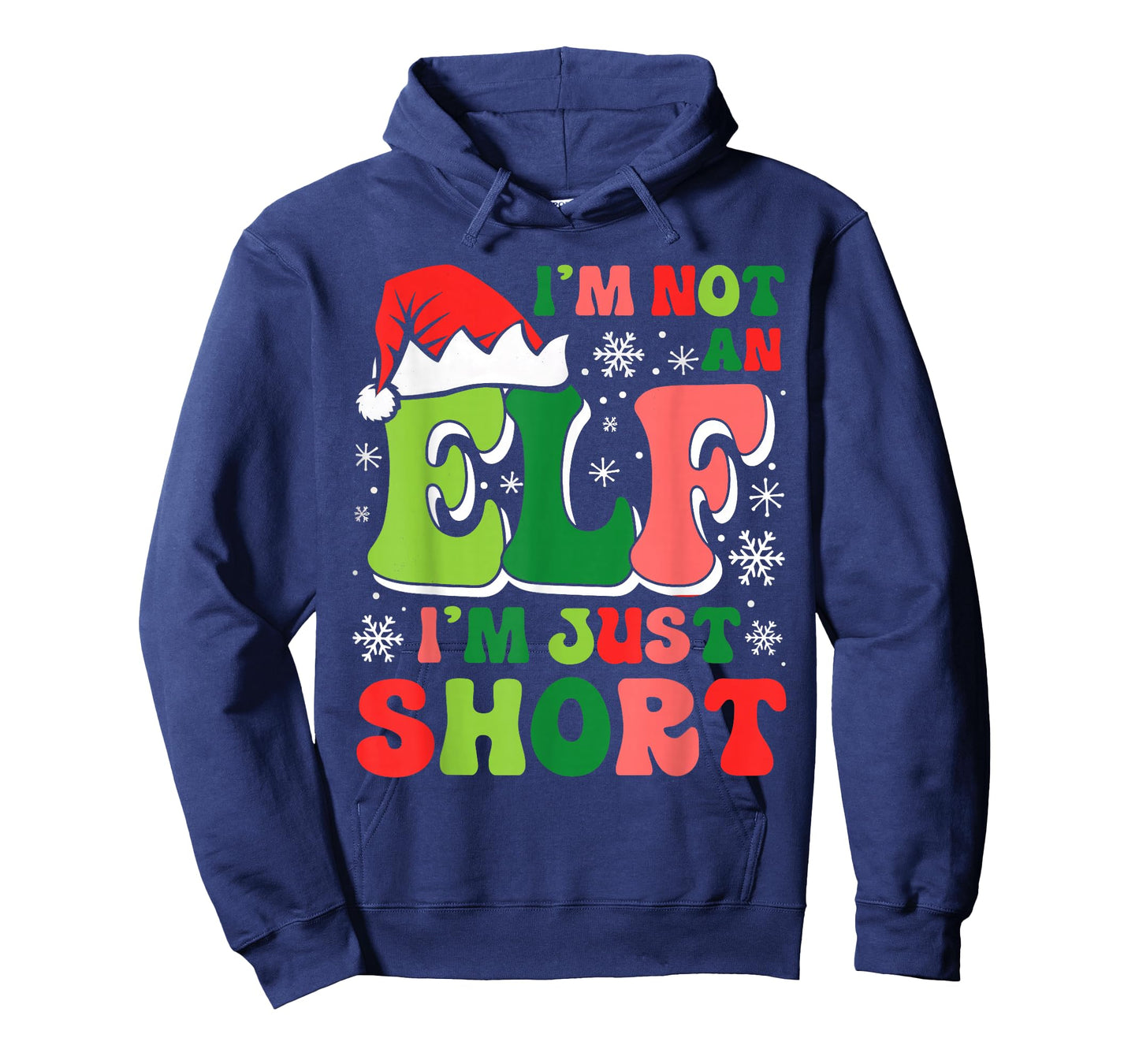 Groovy Im Not An Elf Just Short Christmas Xmas Men Women Kid T-Shirt