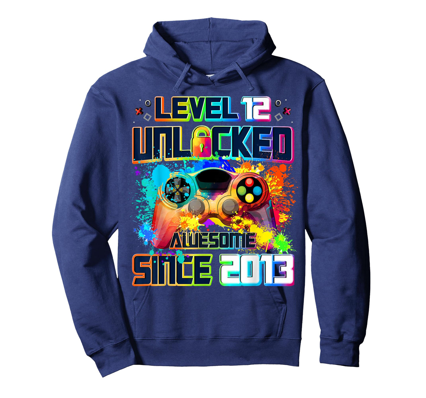 Level 12 Unlocked 12 Year Old Video Gamer 12th Birthday Gift T-Shirt
