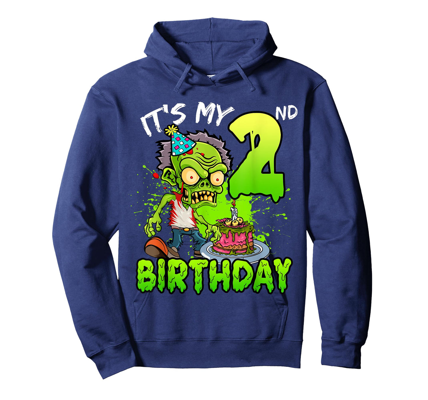 It's My 2nd Birthday Zombie Lover 2 Year Old Boys Girls T-Shirt