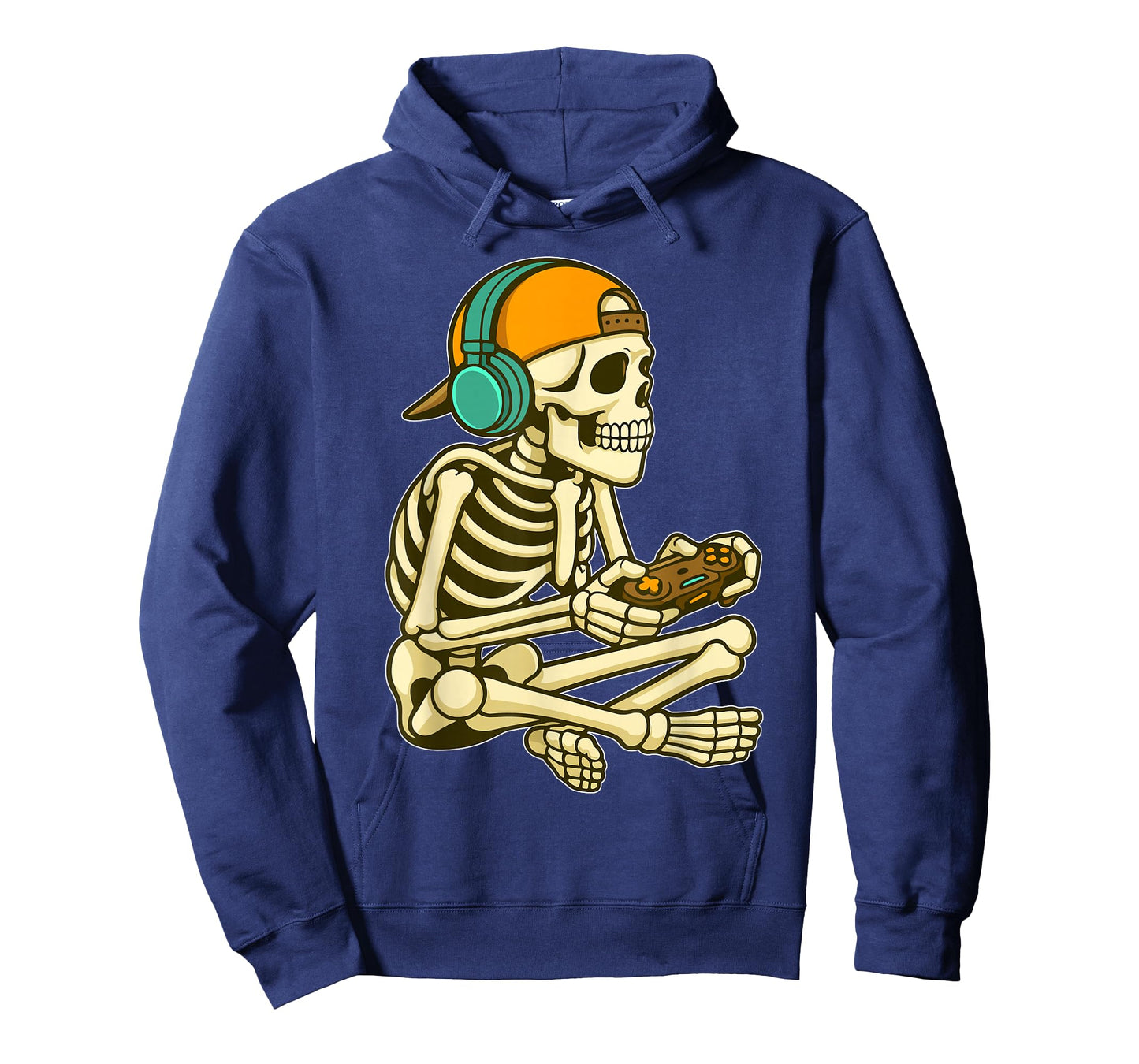 Gamer Skeleton Halloween Boys Gamer Video Gaming Kids Men T-Shirt