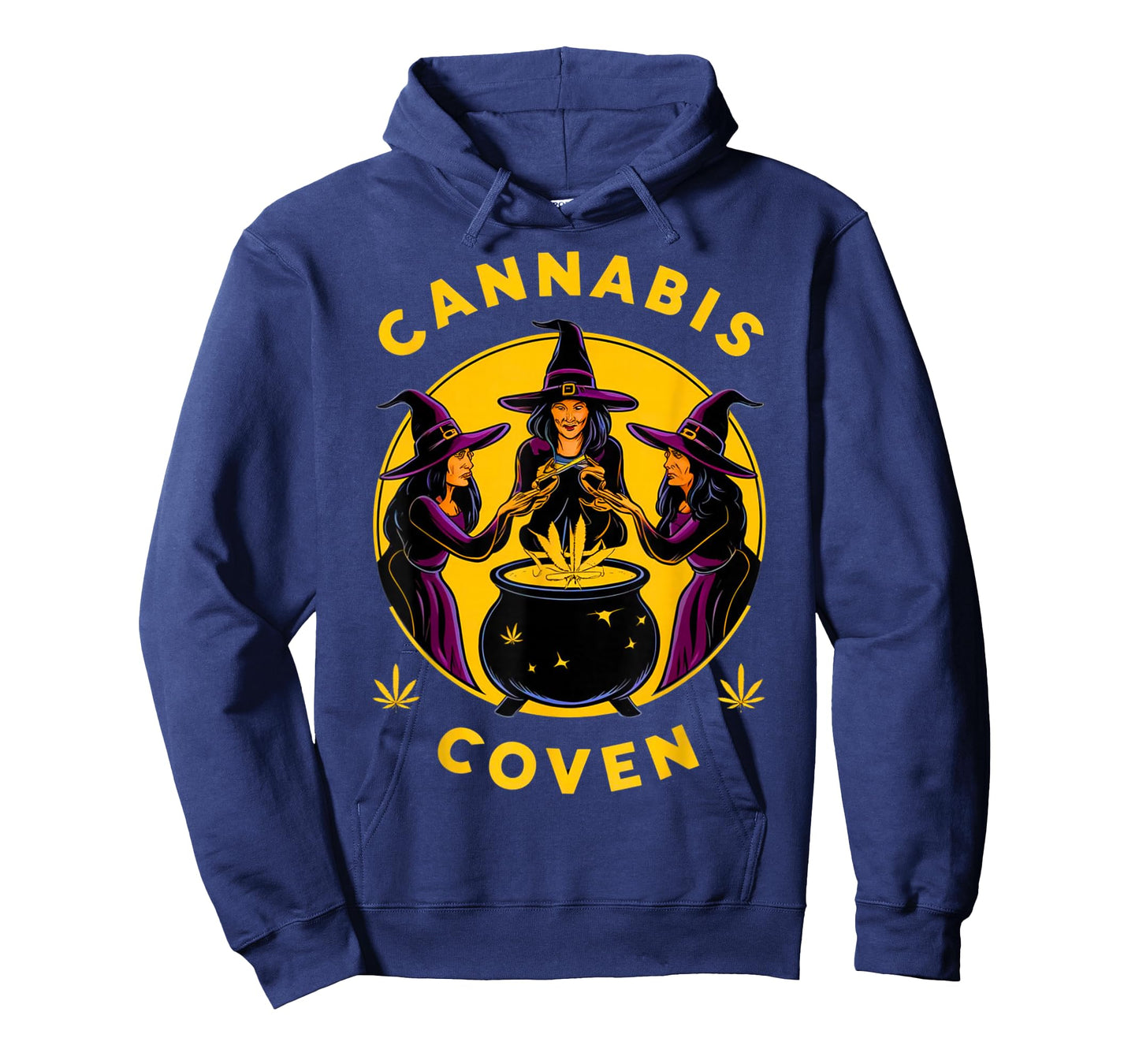 Cannabis Coven Witchy Weed Funny Halloween Marijuana 420 T-Shirt
