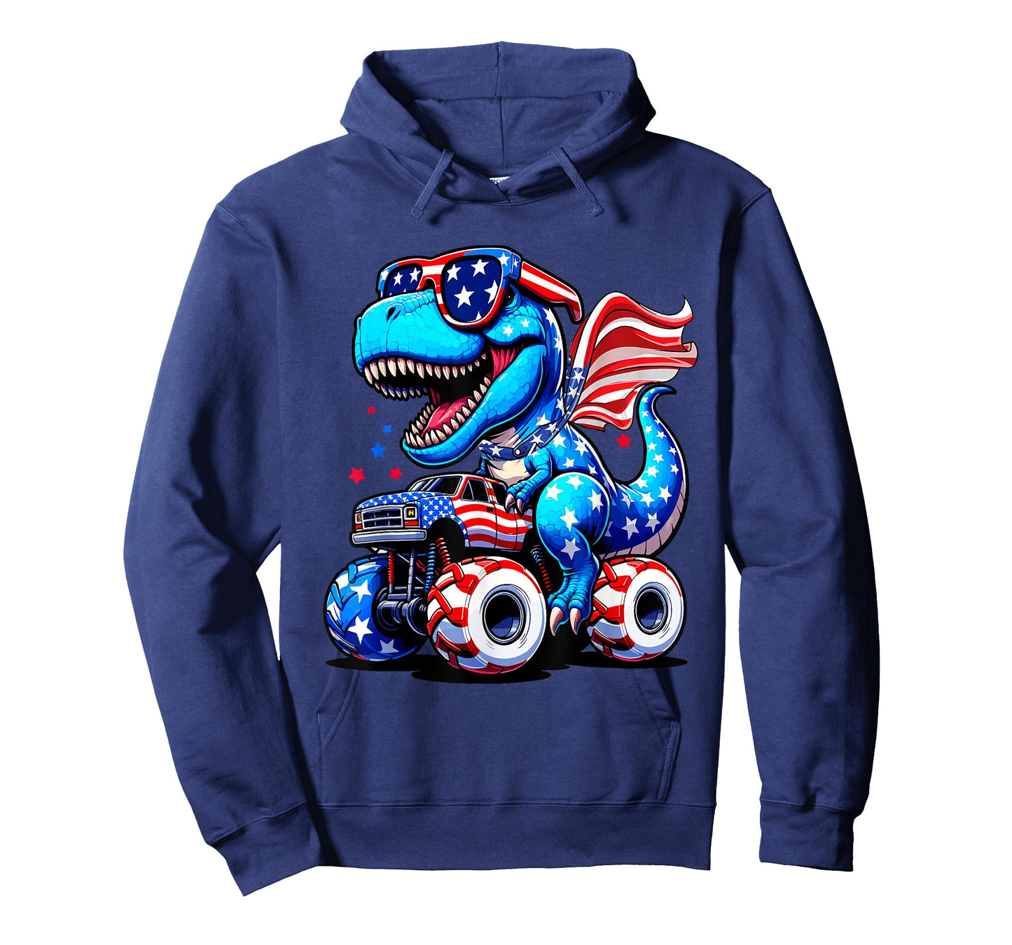 Dinosaur 4th Of July T Shirt Kids Boys Men Amerisaurus T Rex T-Shirt