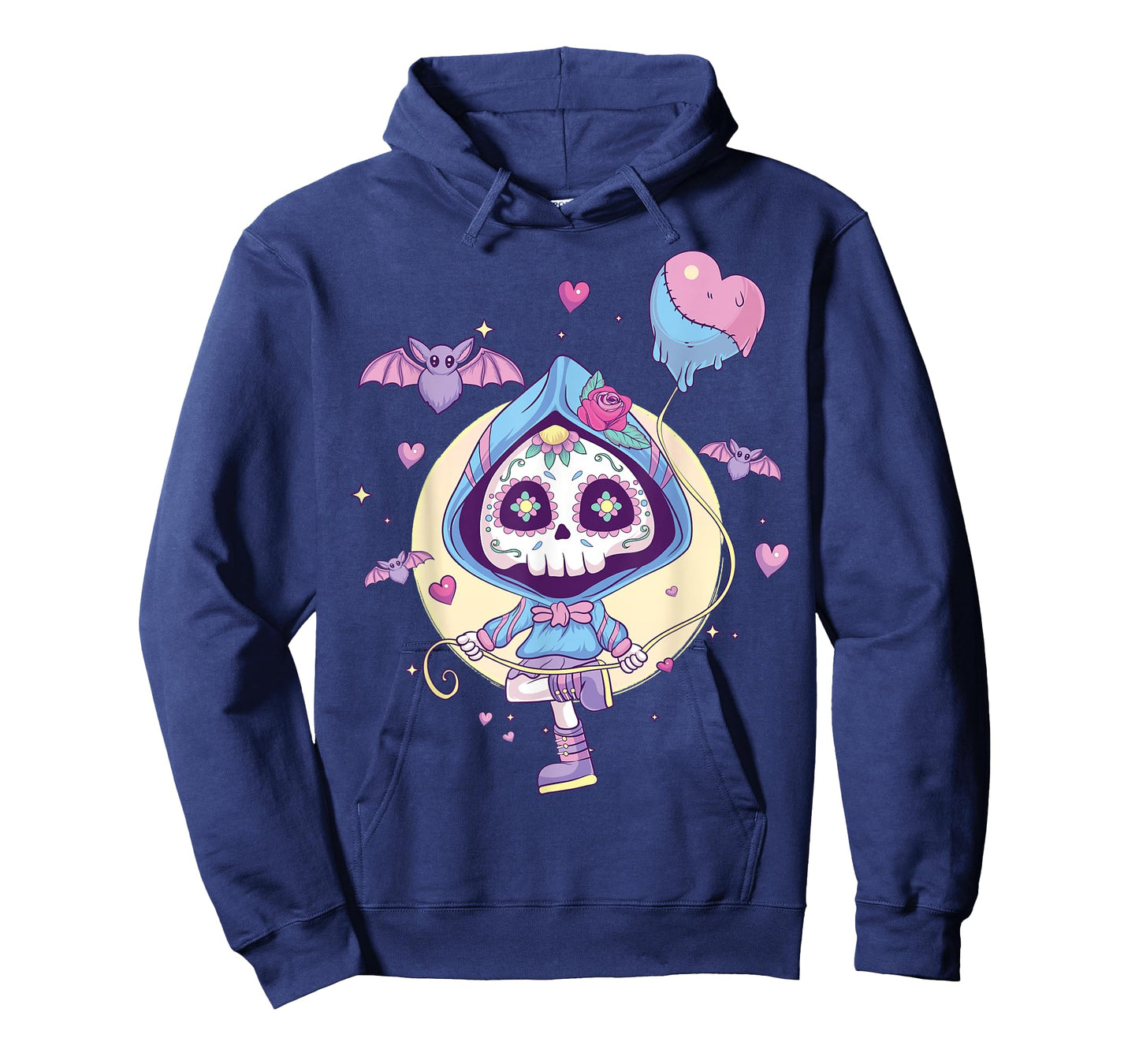 Pastel Goth Cute Creepy Sugar Skull Kawaii Emo Nu Goth T-Shirt