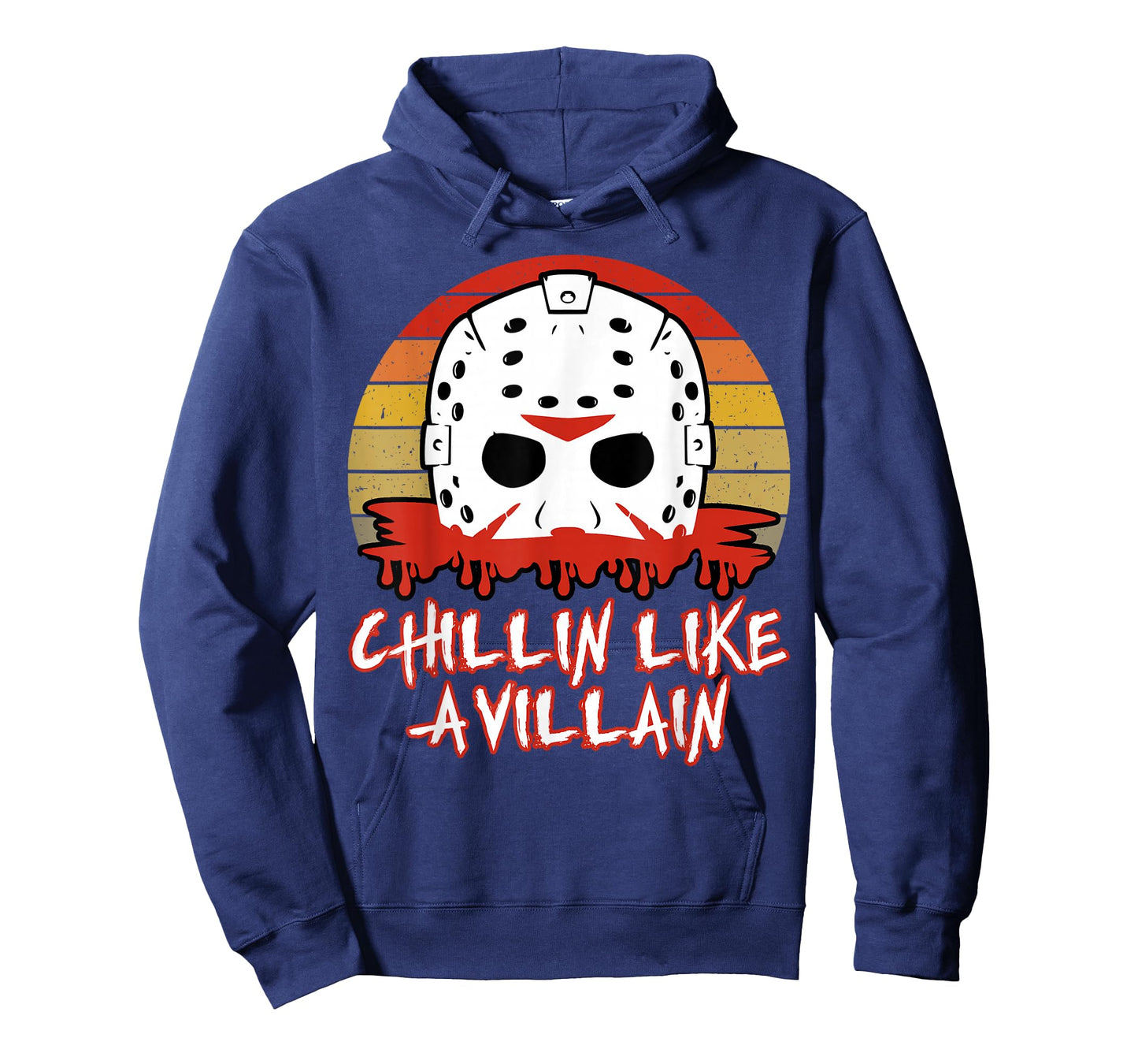 Slasher Horror Movie Fan Men Women Chillin Like a Villain T-Shirt