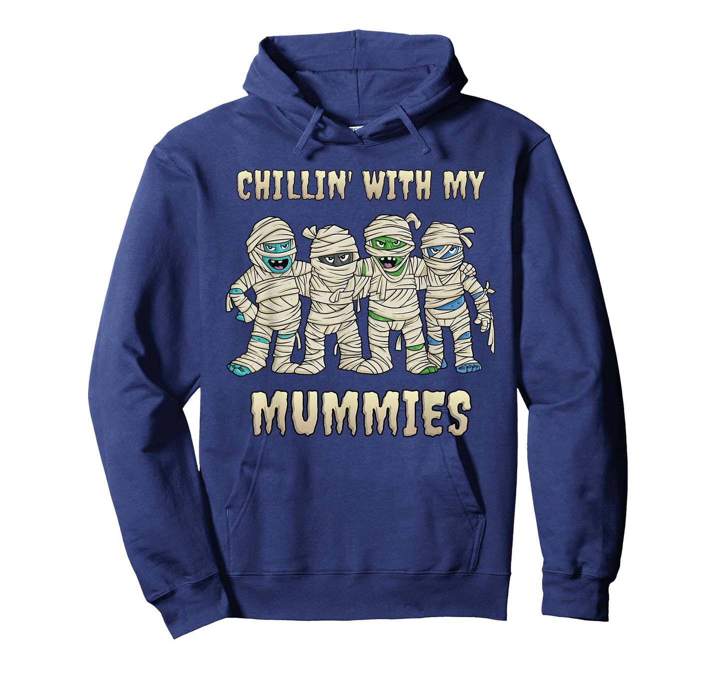 Chillin With My Mummies Halloween Boys Kids Funny T-Shirt