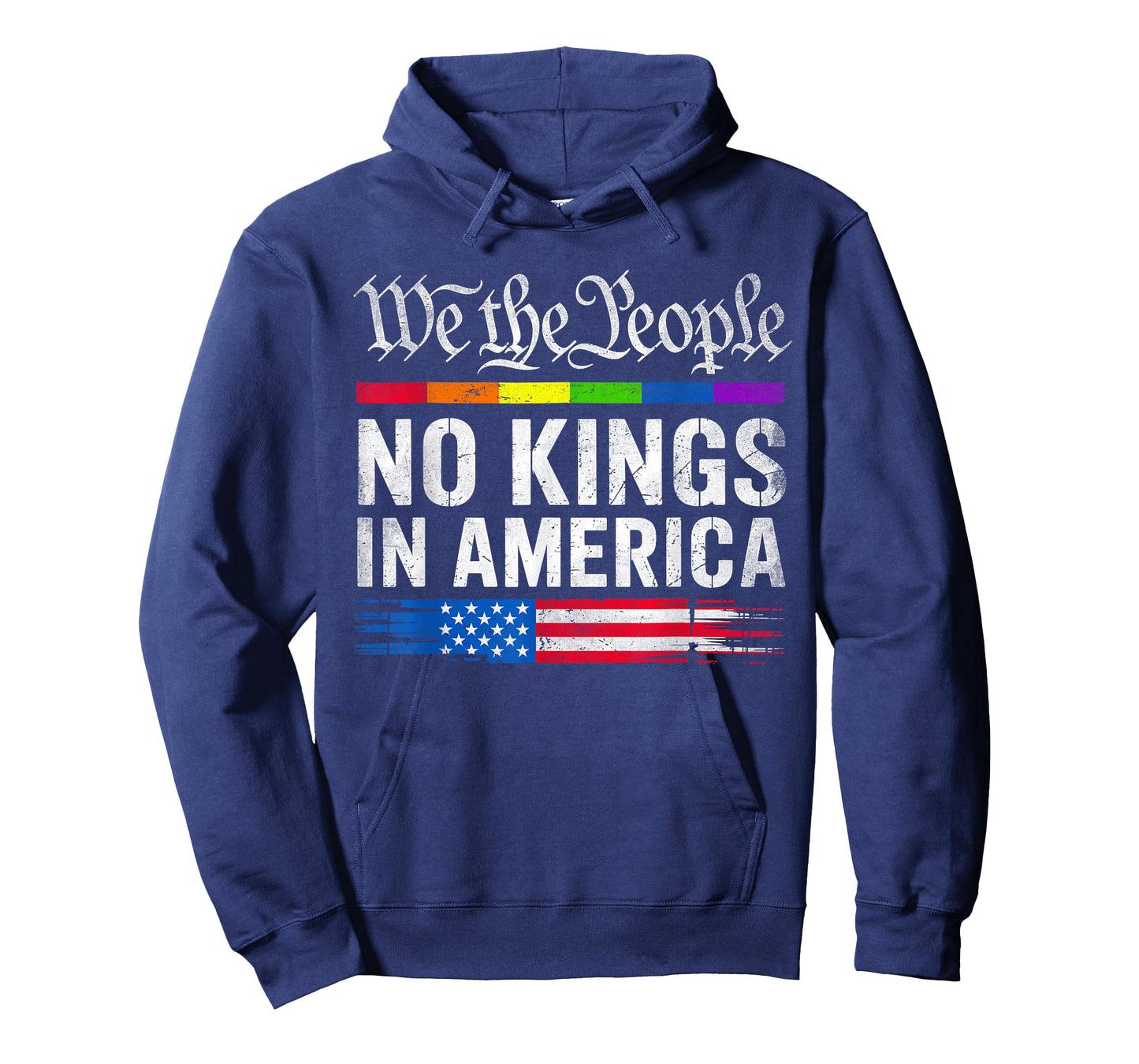No Kings In America Patriotic Pro-Democracy Protest June 14 T-Shirt