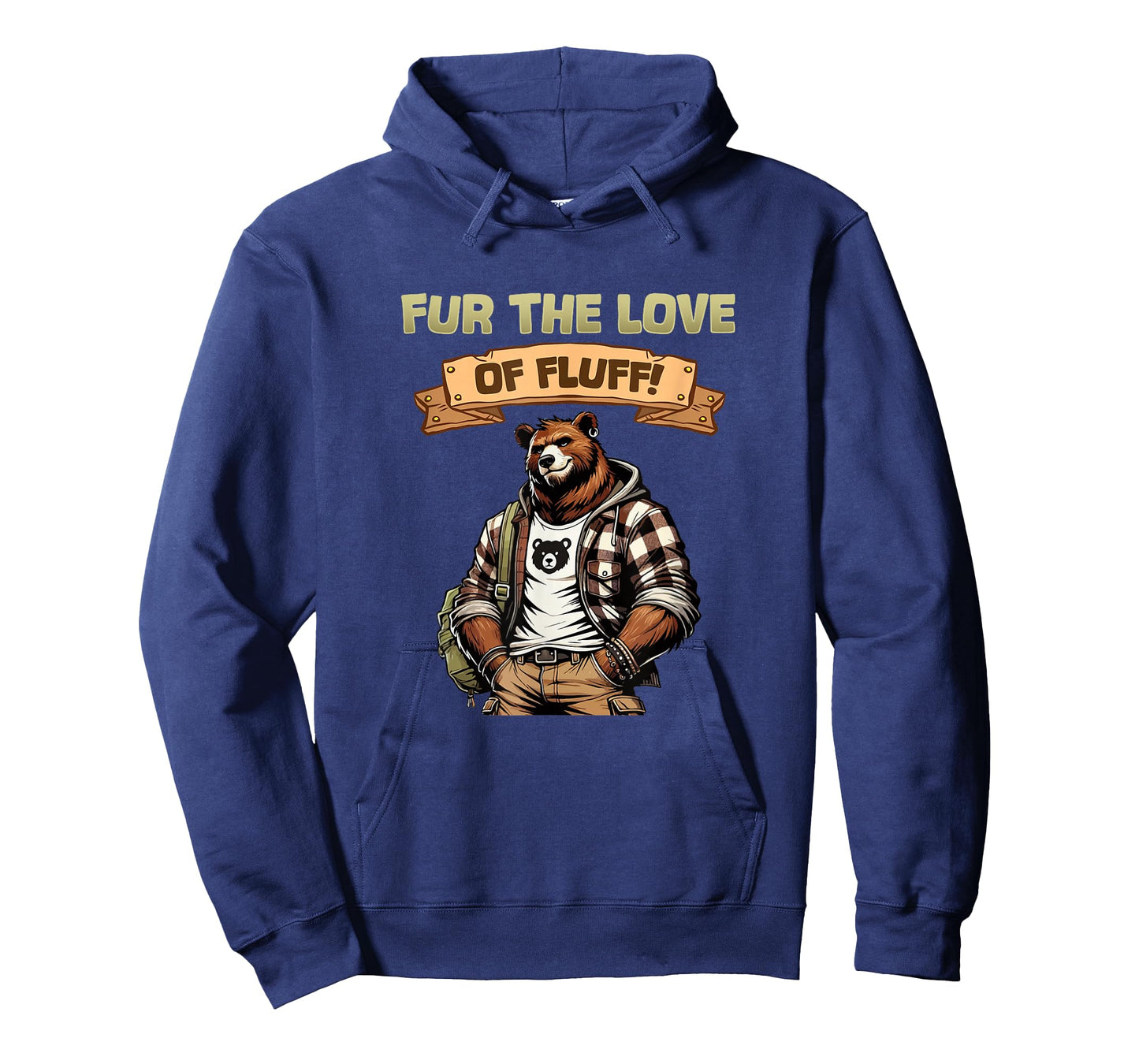 for The Love of Fluff I Cute Anthro Bear Character Artwork T-Shirt