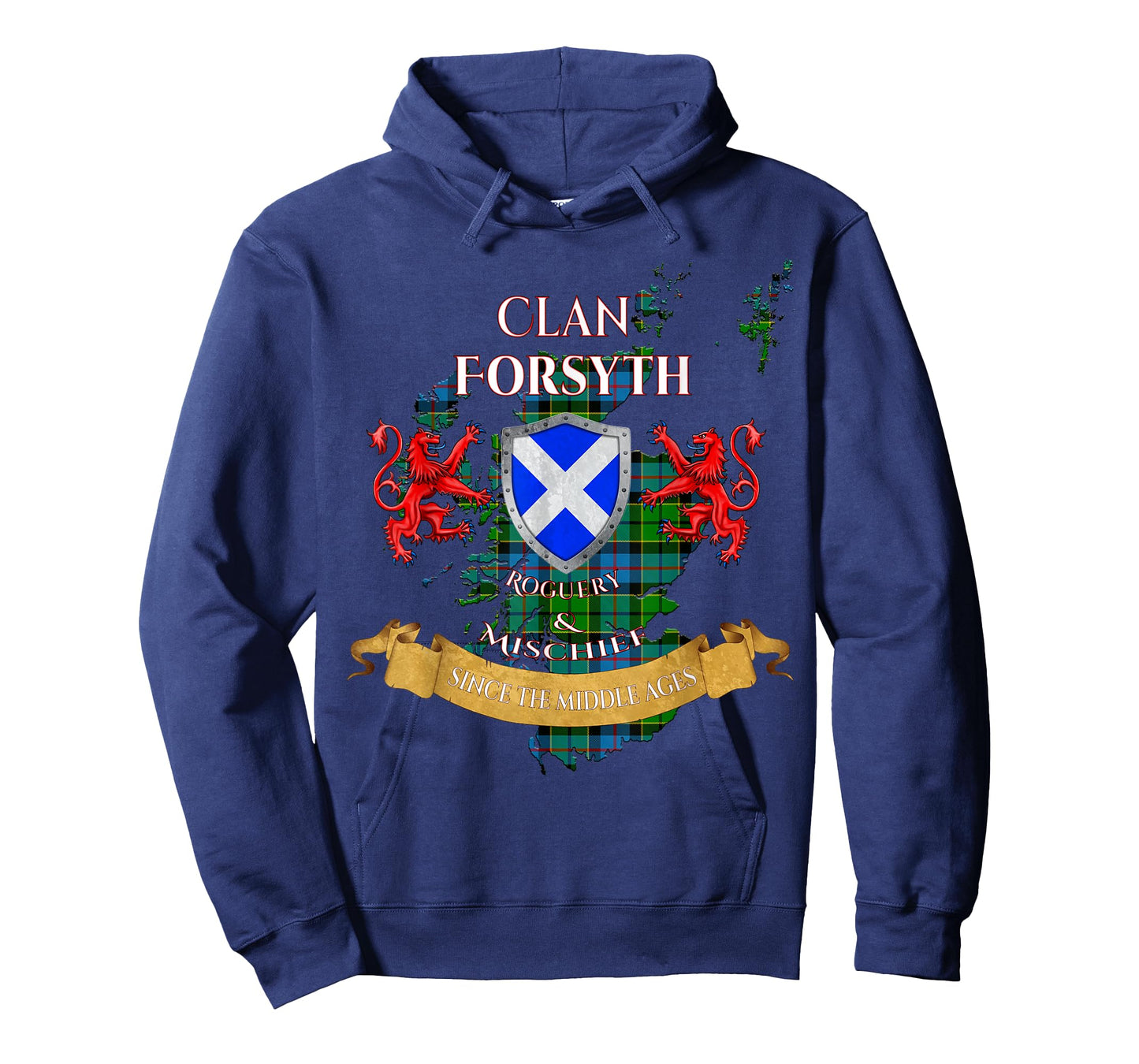 Forsyth Scottish Family Clan Middle Ages Mischief T-Shirt
