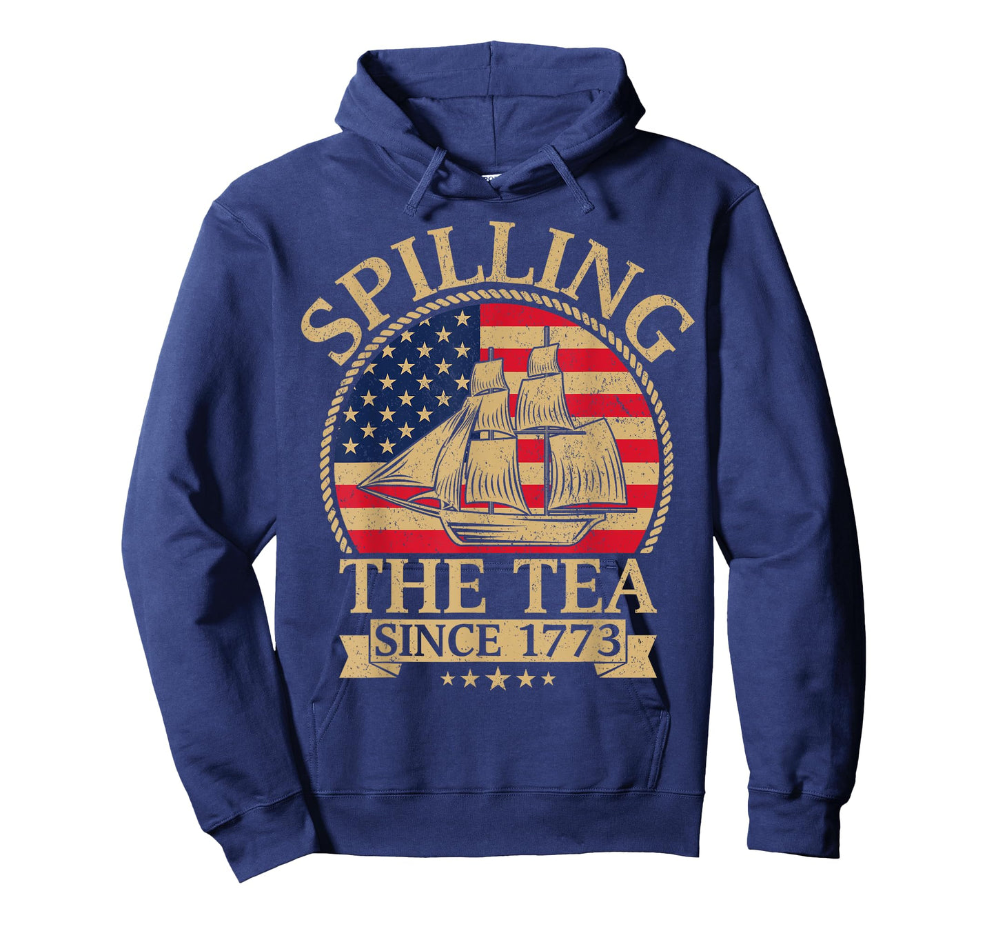 Spilling The Tea Since 1773 Vintage Us History Teacher T-Shirt for Men Women Kids