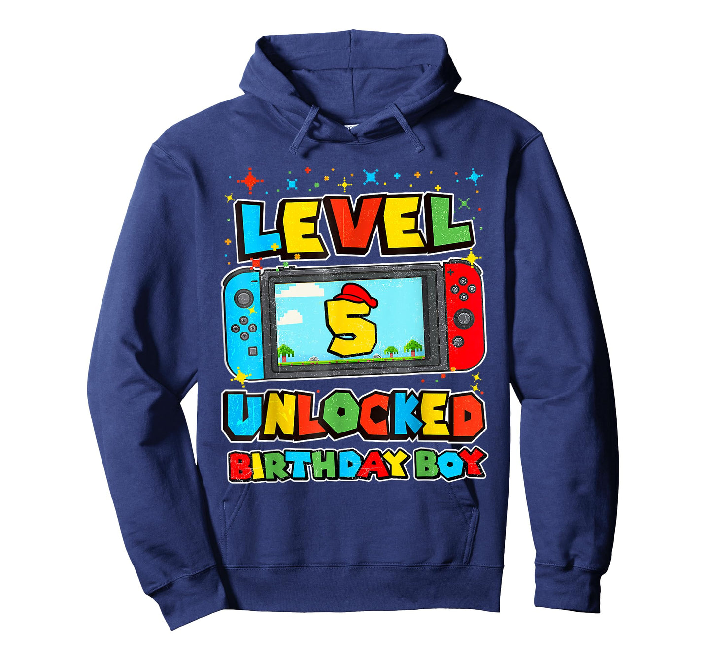Level 5 Unlocked Birthday Boy Happy 5th Birthday Videos Game T-Shirt