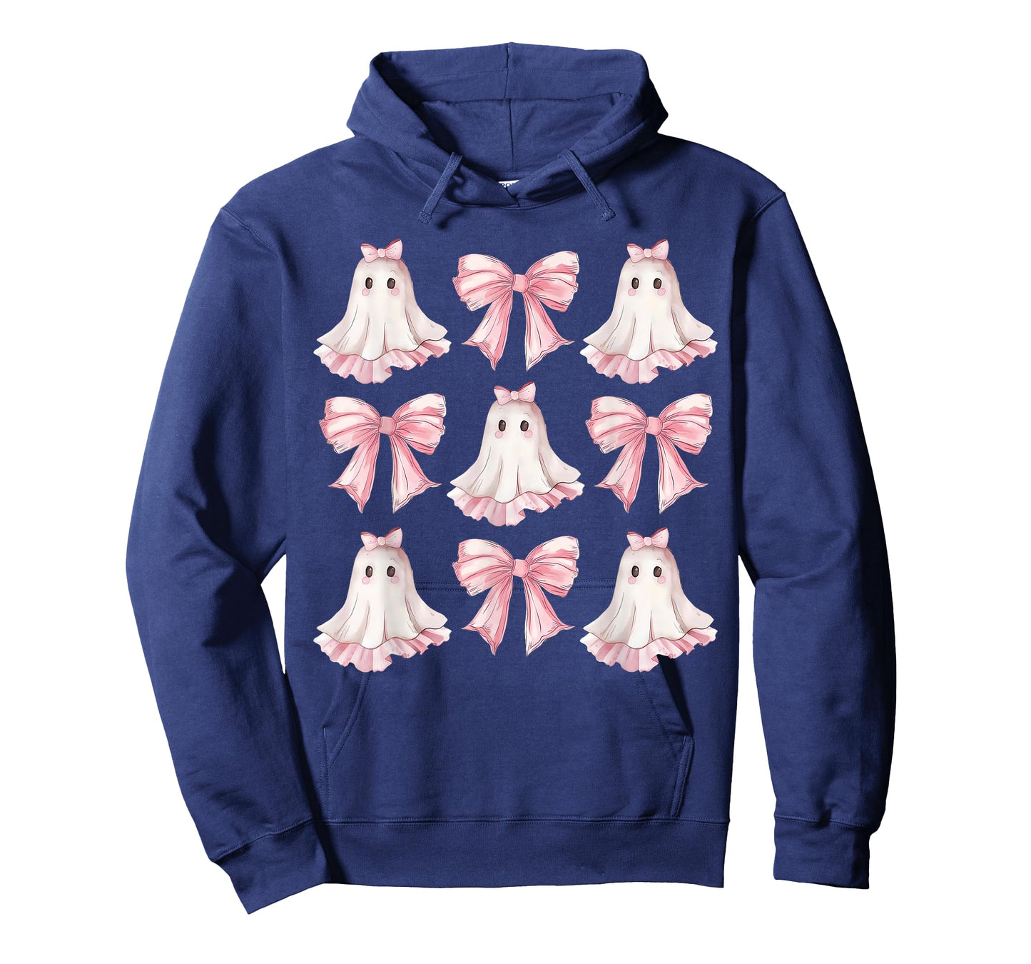 Retro Pink Bow Ghost Shirt | Cute Ghost Graphic Girl Women T-Shirt