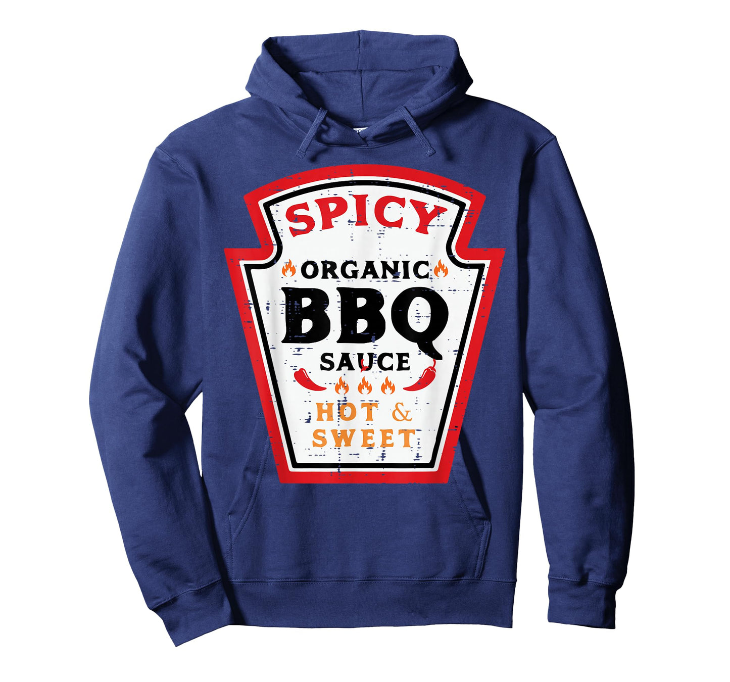 Halloween Spicy BBQ Sauce Funny Food Costume Men Women Kids T-Shirt