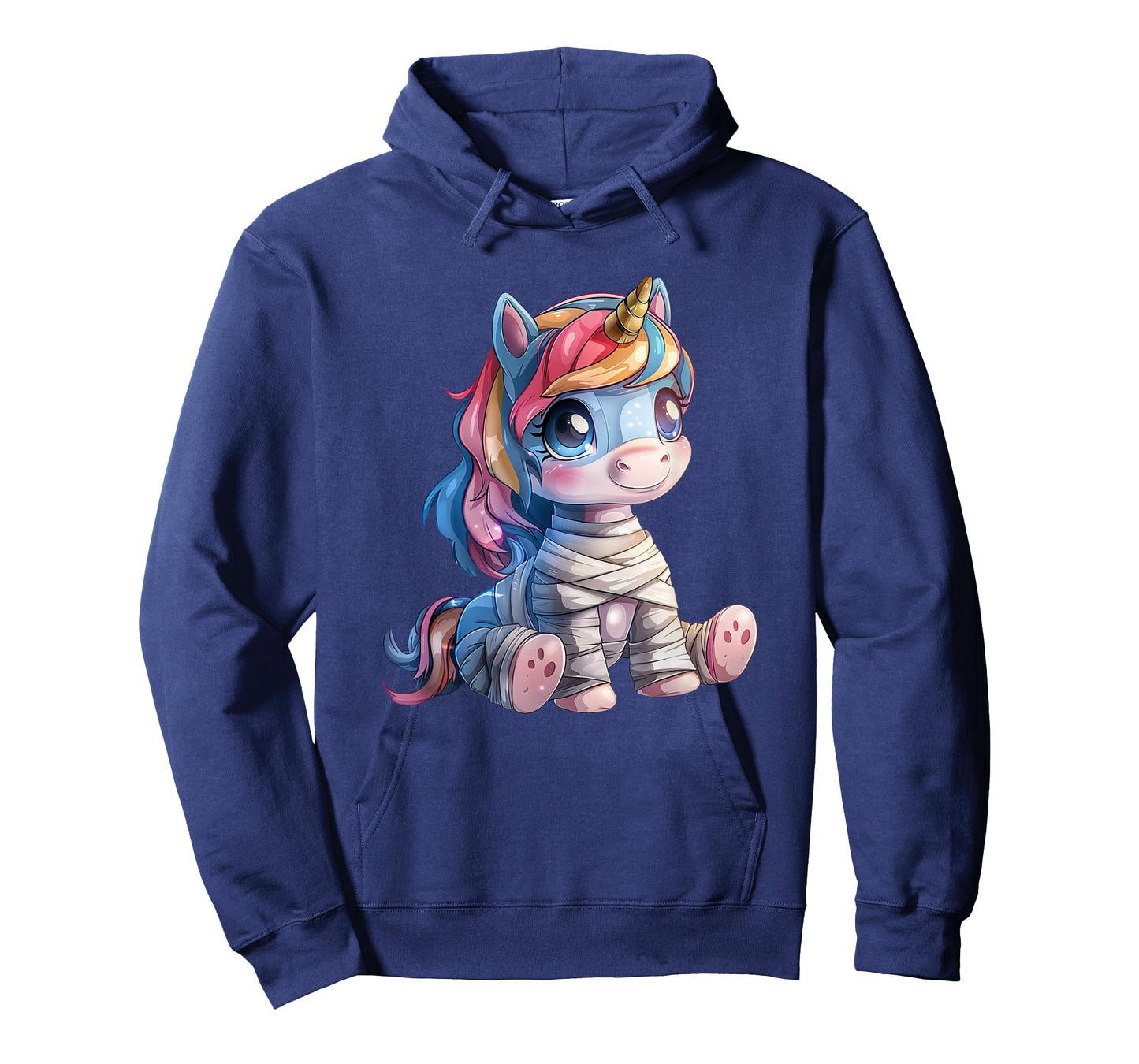 Unicorn Dressed As Mummy - Unicorn Halloween Kawaii T-Shirt