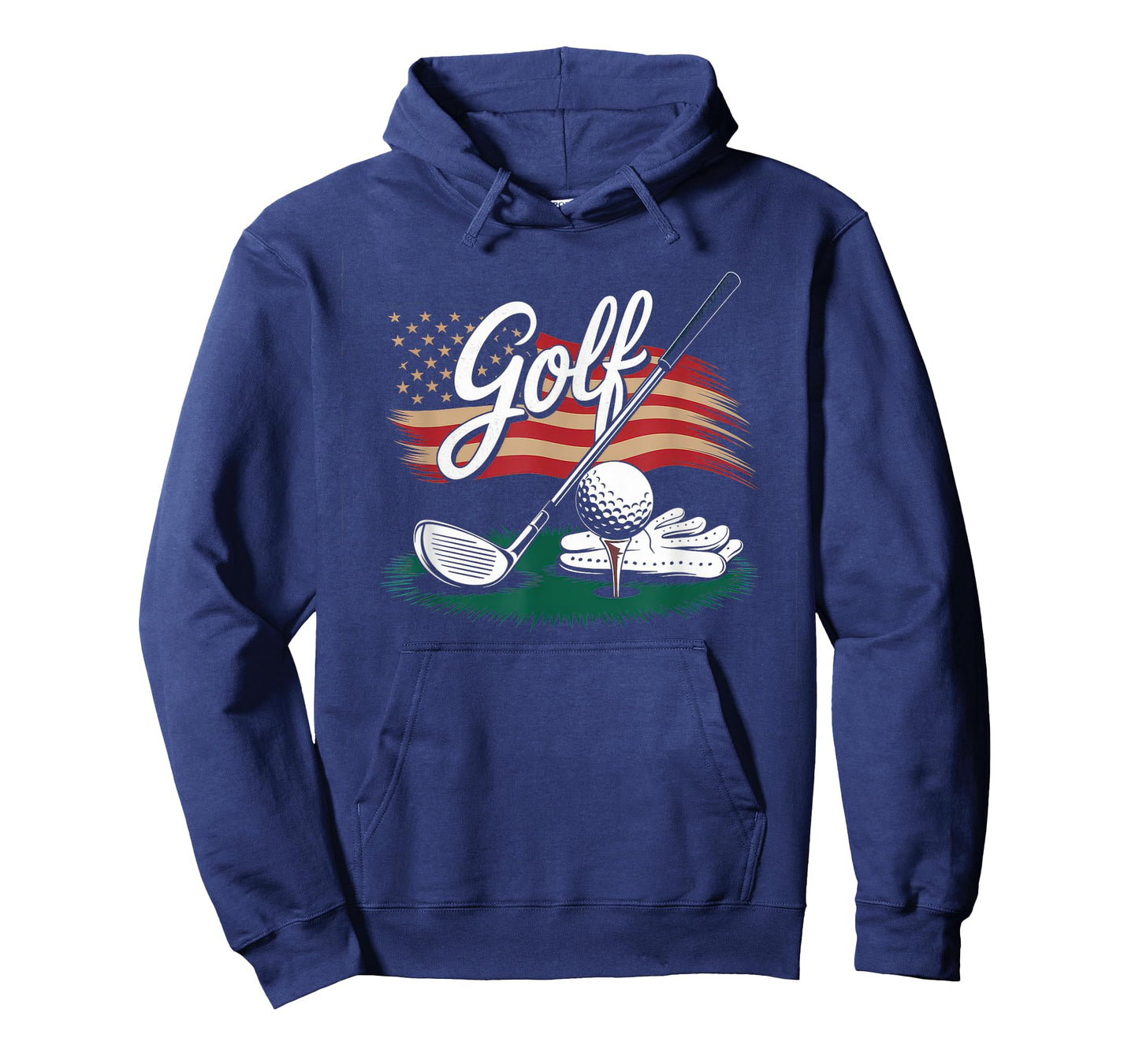 American Flag Golf Tshirt Men Women Golf Club Golfer Golfing T-Shirt