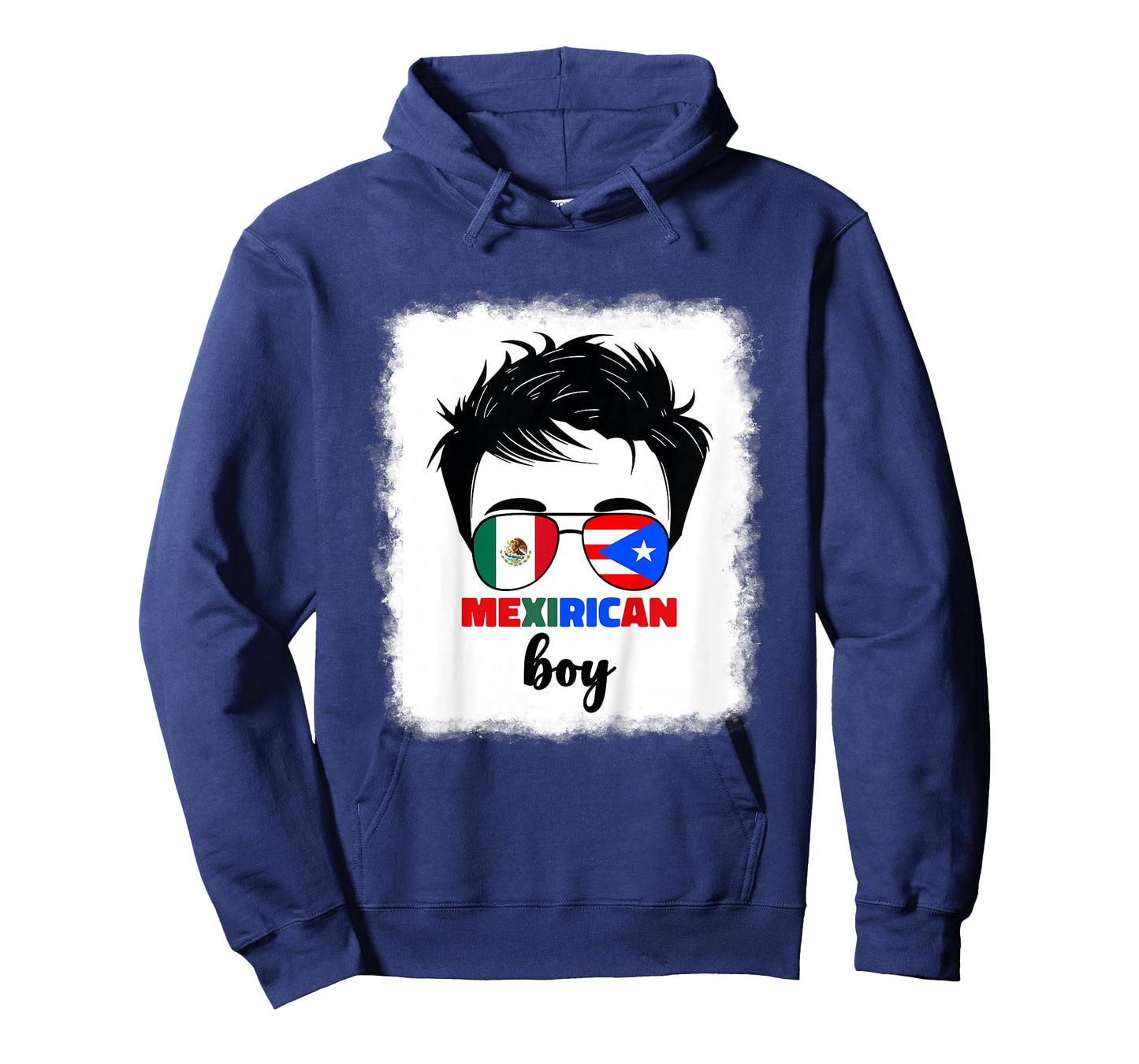 Kids Mexirican Boys Kids Half Mexican And Puerto Rican Rico Flag T-Shirt