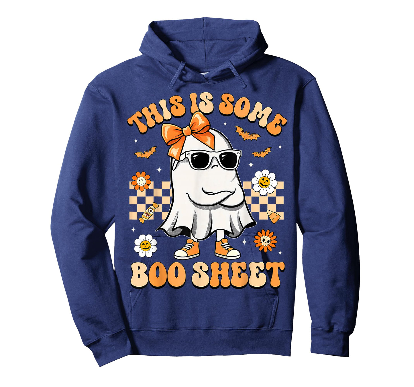 This is Some Boo Sheet Ghost Bow Halloween Women Kids Girls T-Shirt