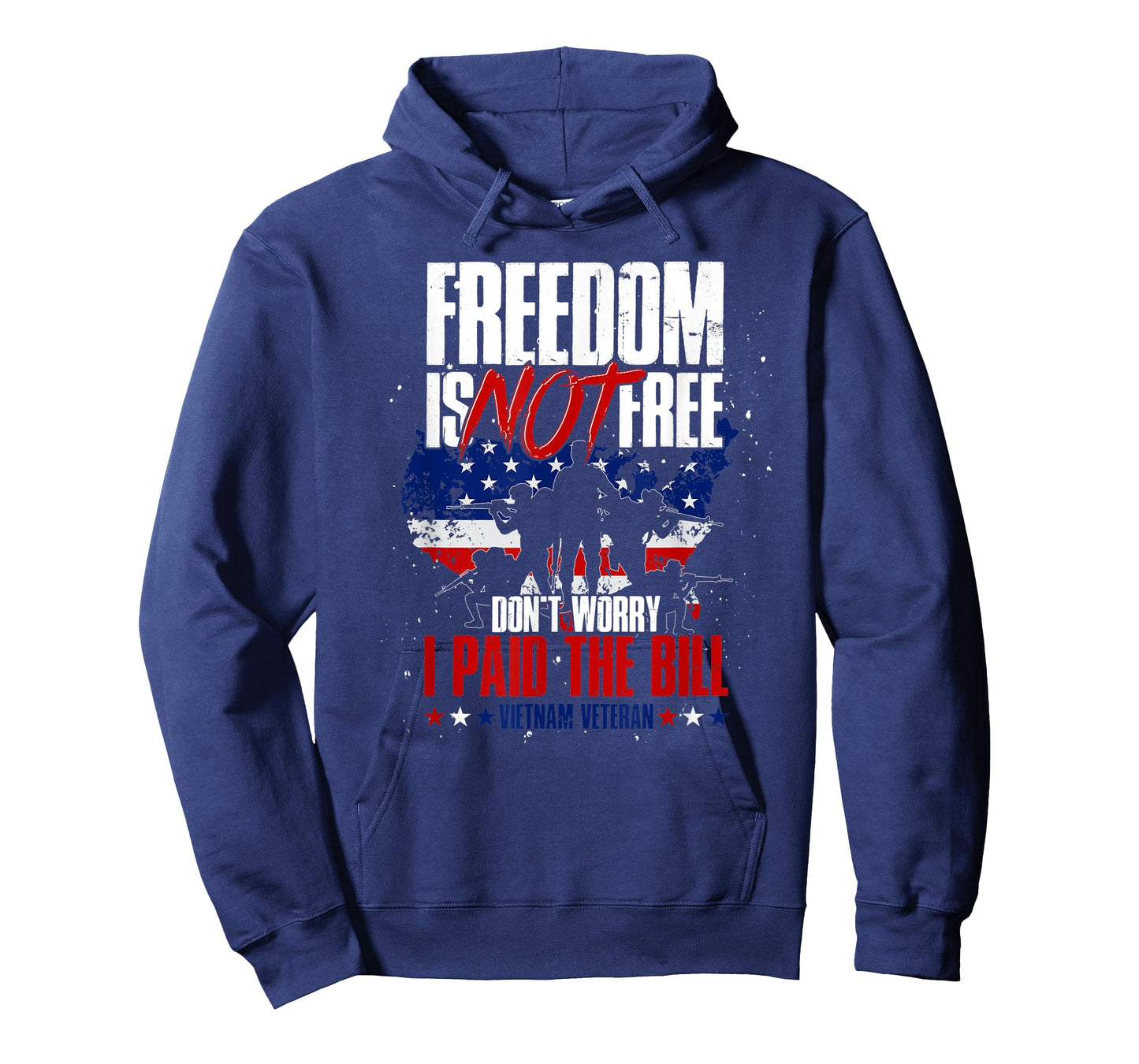 US Flag Freedom Isnt Free Dont Worry I Paid The Bill Veteran T-Shirt