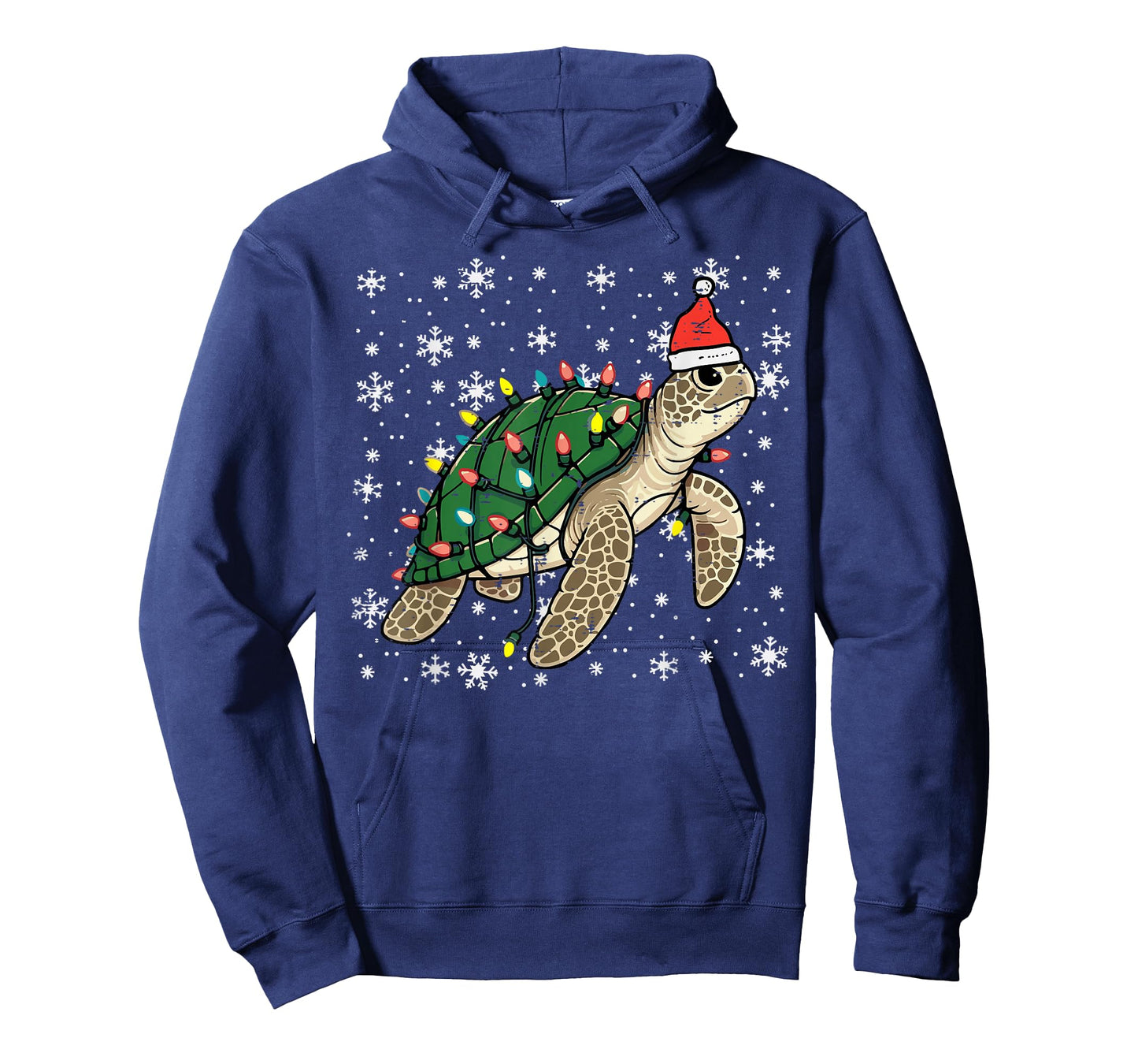 Christmas Sea Turtle Santa Xmas Men Women Boys Girls Kids T-Shirt