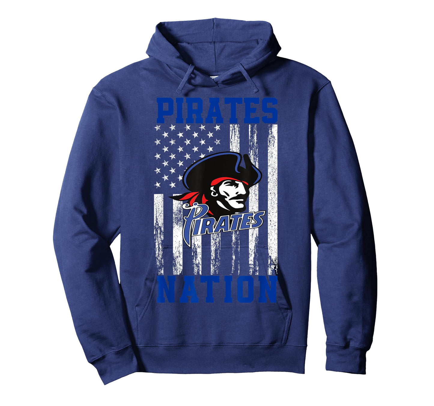 Pass Christian Pirates Logo Nation HS T-Shirt