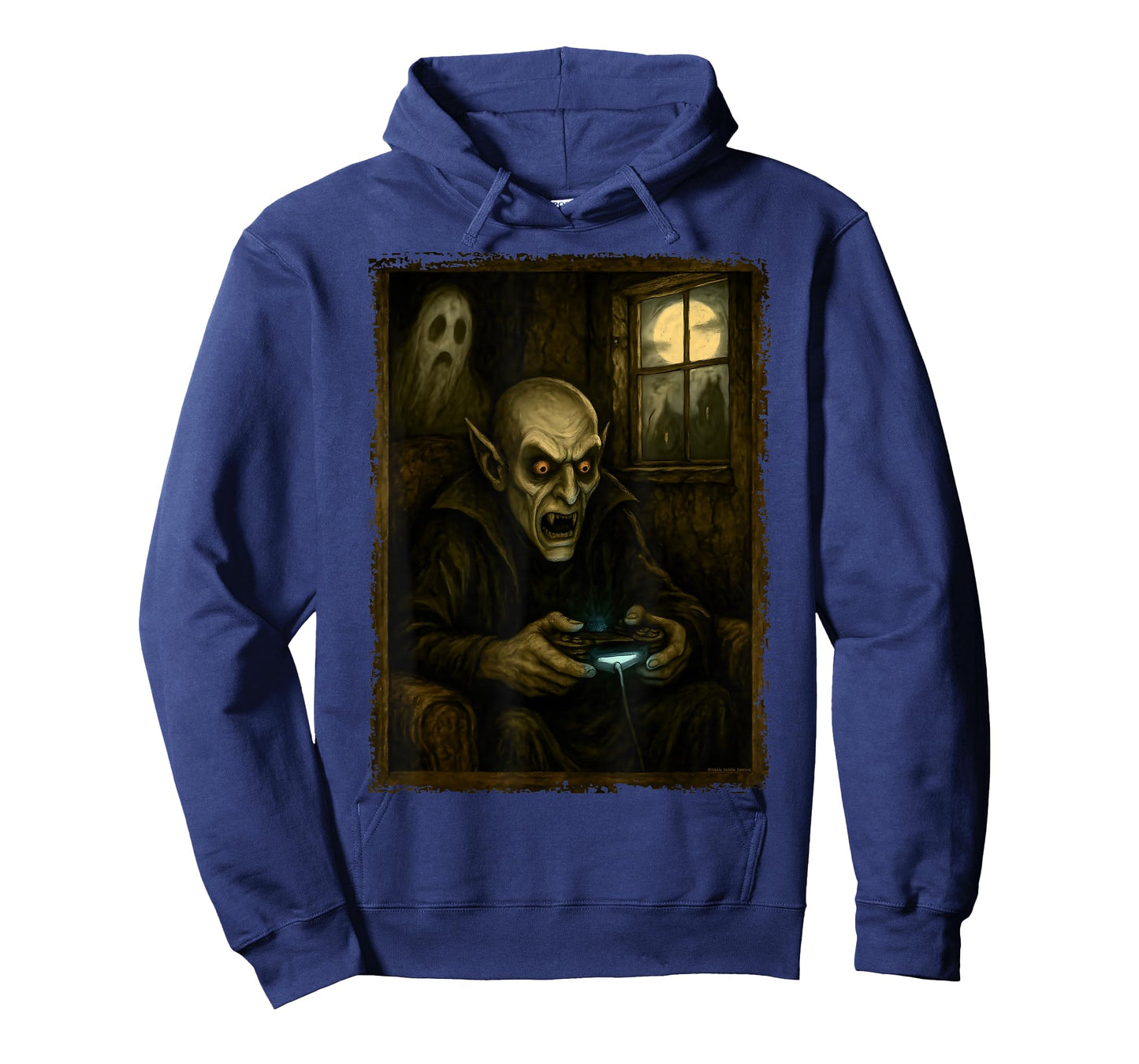 Scary Gaming Monster Style Halloween Gamer T-Shirt