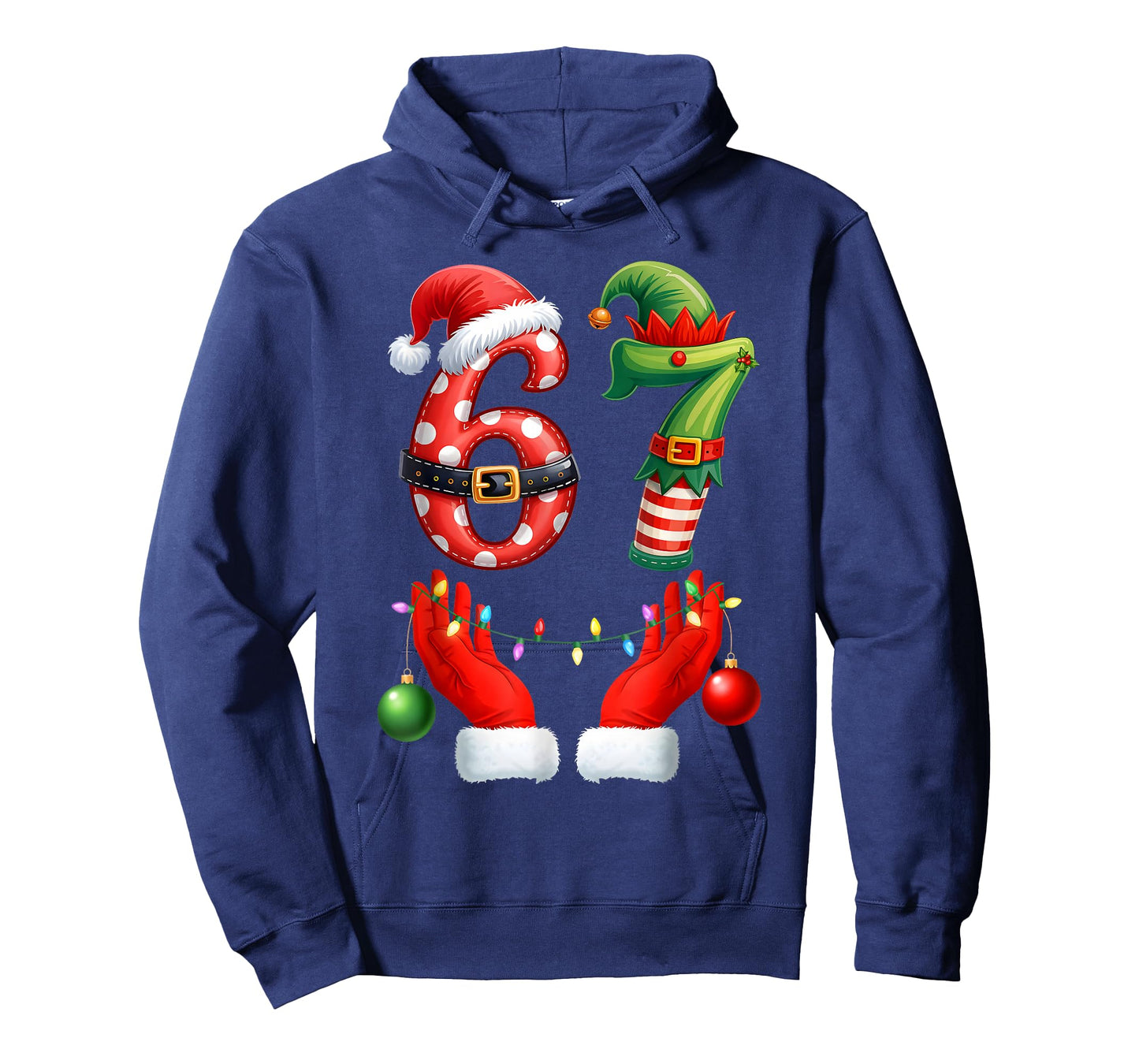 67 Christmas 6 7 Meme Pajamas Holiday Gen Alpha Slang T-Shirt