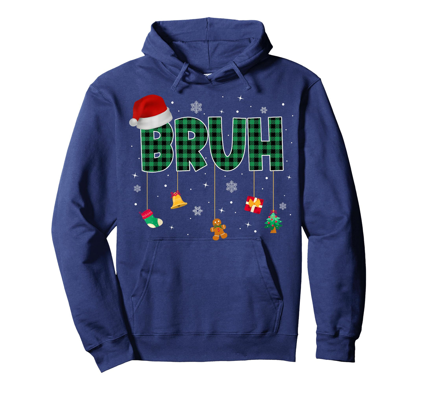 Bruh Funny Merry Christmas Xmas Family Pajama Men Women Kids T-Shirt