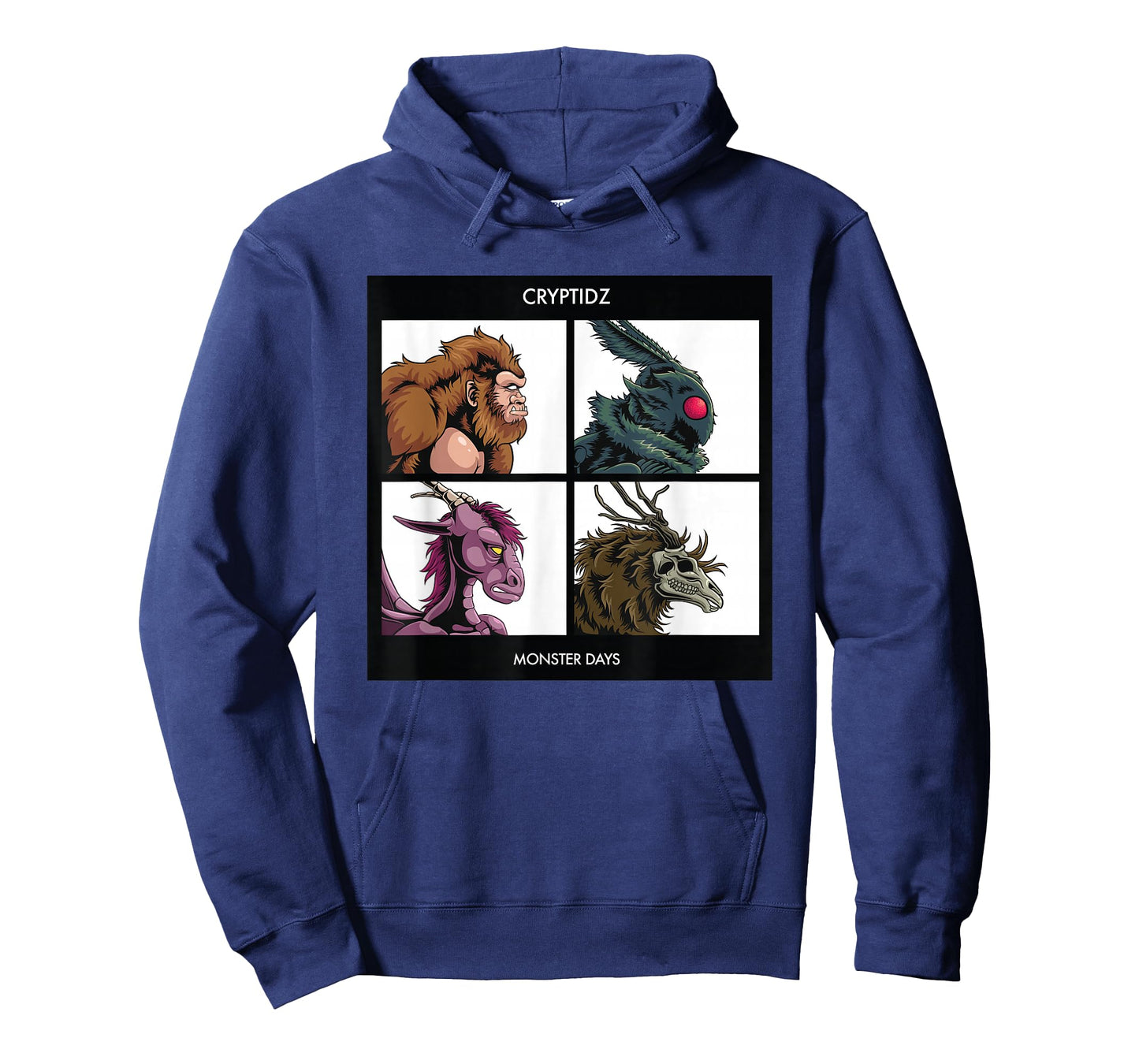 Cryptids Monster Days Bigfoot Mothman Jersey Devil Wendigo T-Shirt