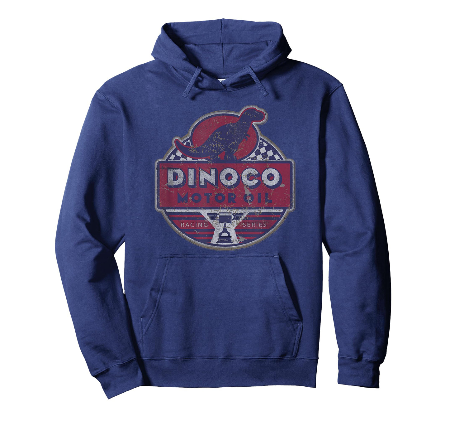 Disney Pixar Cars Dinoco Motor Oil Faded Sign T-Shirt