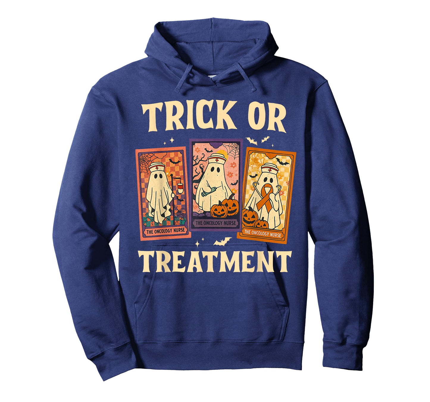 Preppy Oncology Nurse Halloween Trick Or Treatment T-Shirt