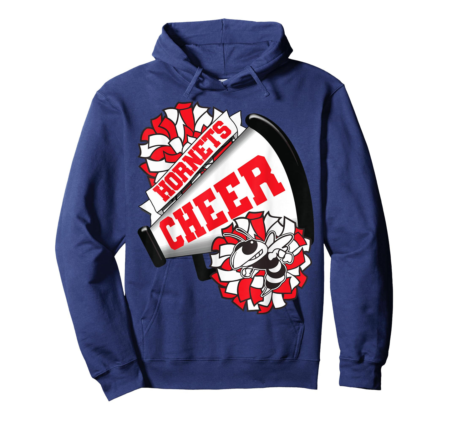 Hornets Cheer Back To School Cheerleading Spirit Red T-Shirt