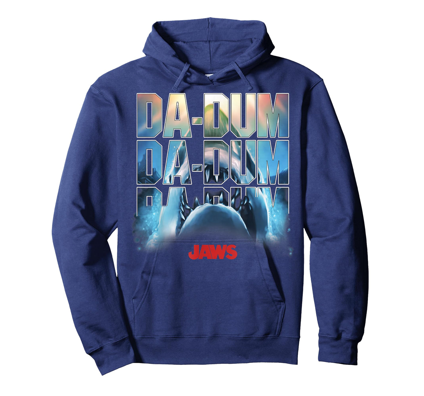 Jaws Da-Dum Da-Dum Da-Dum Build-Up Fill Logo T-Shirt