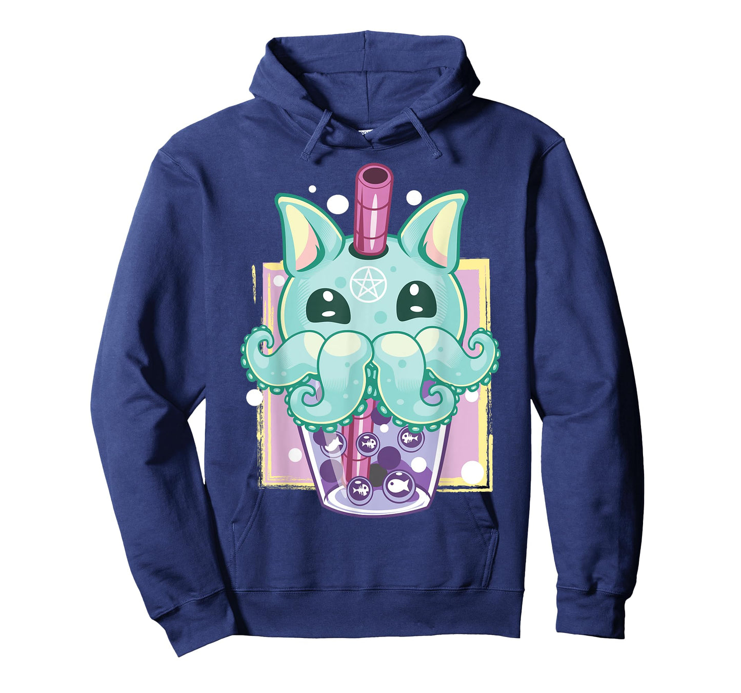 Kawaii Pastel Goth Creepy Creature Boba Bubble Tea Vaporwave T-Shirt