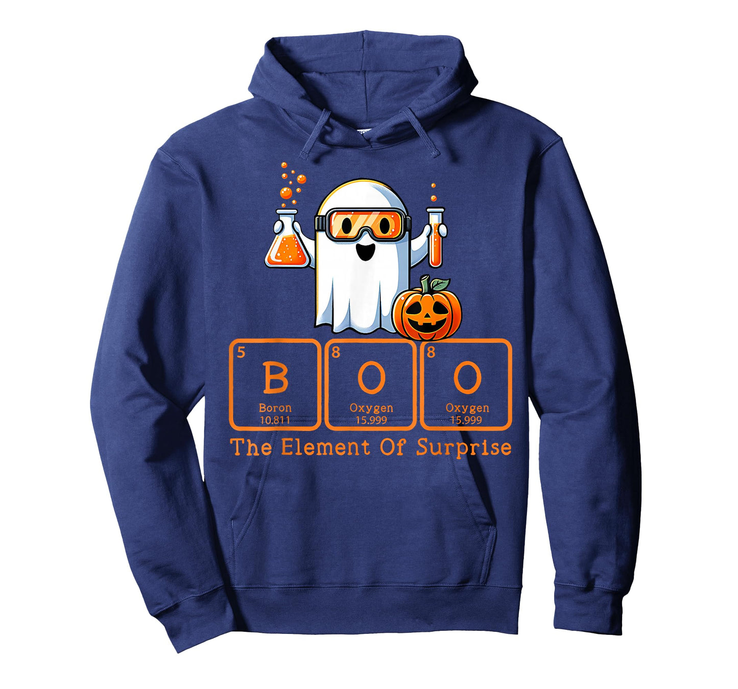 Chemistry Boo The Element of Surprise Cute Chemist Halloween T-Shirt