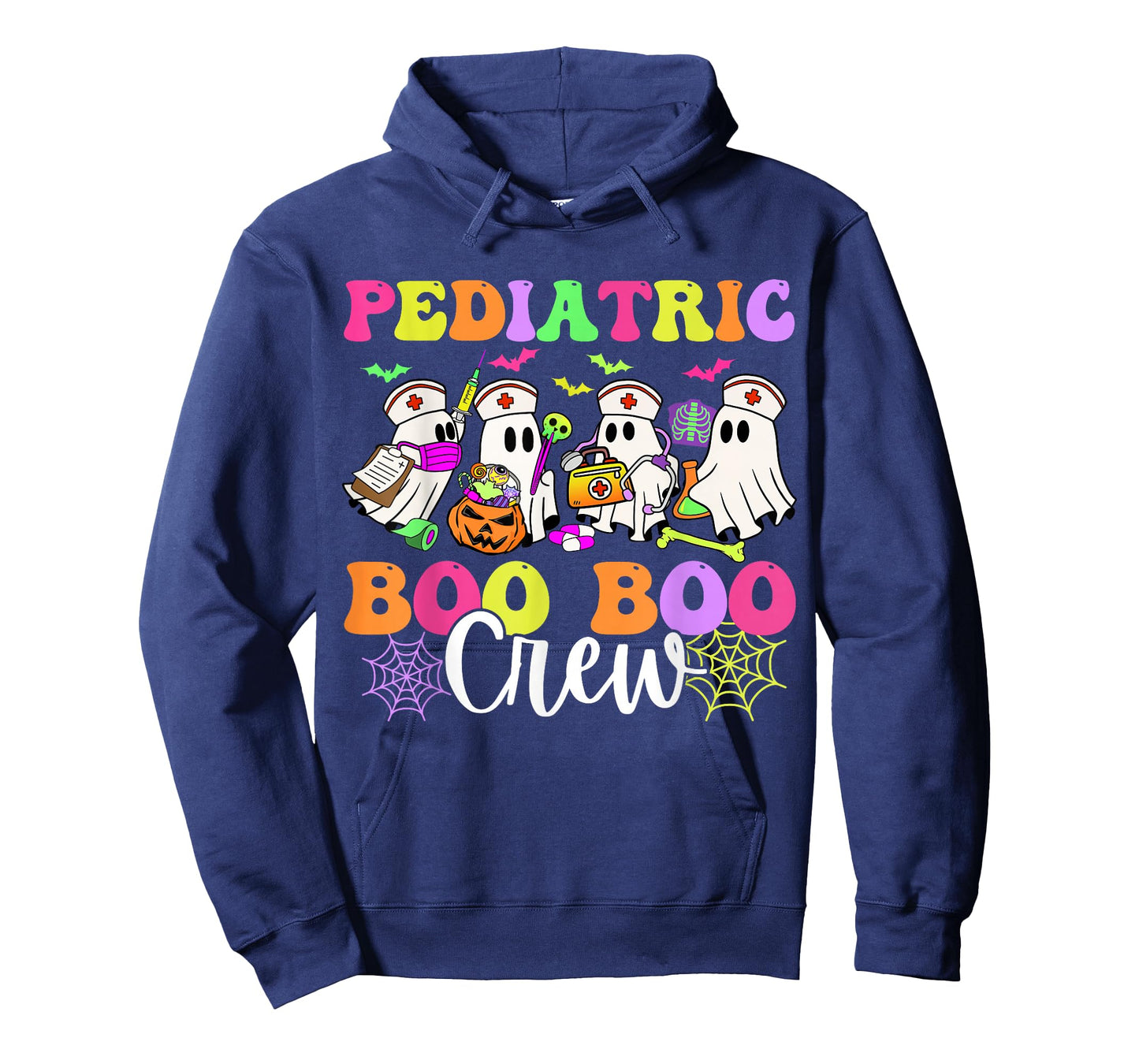 Pediatric Nurse Boo-Boo Crew Ghost Nurse Halloween Costume T-Shirt