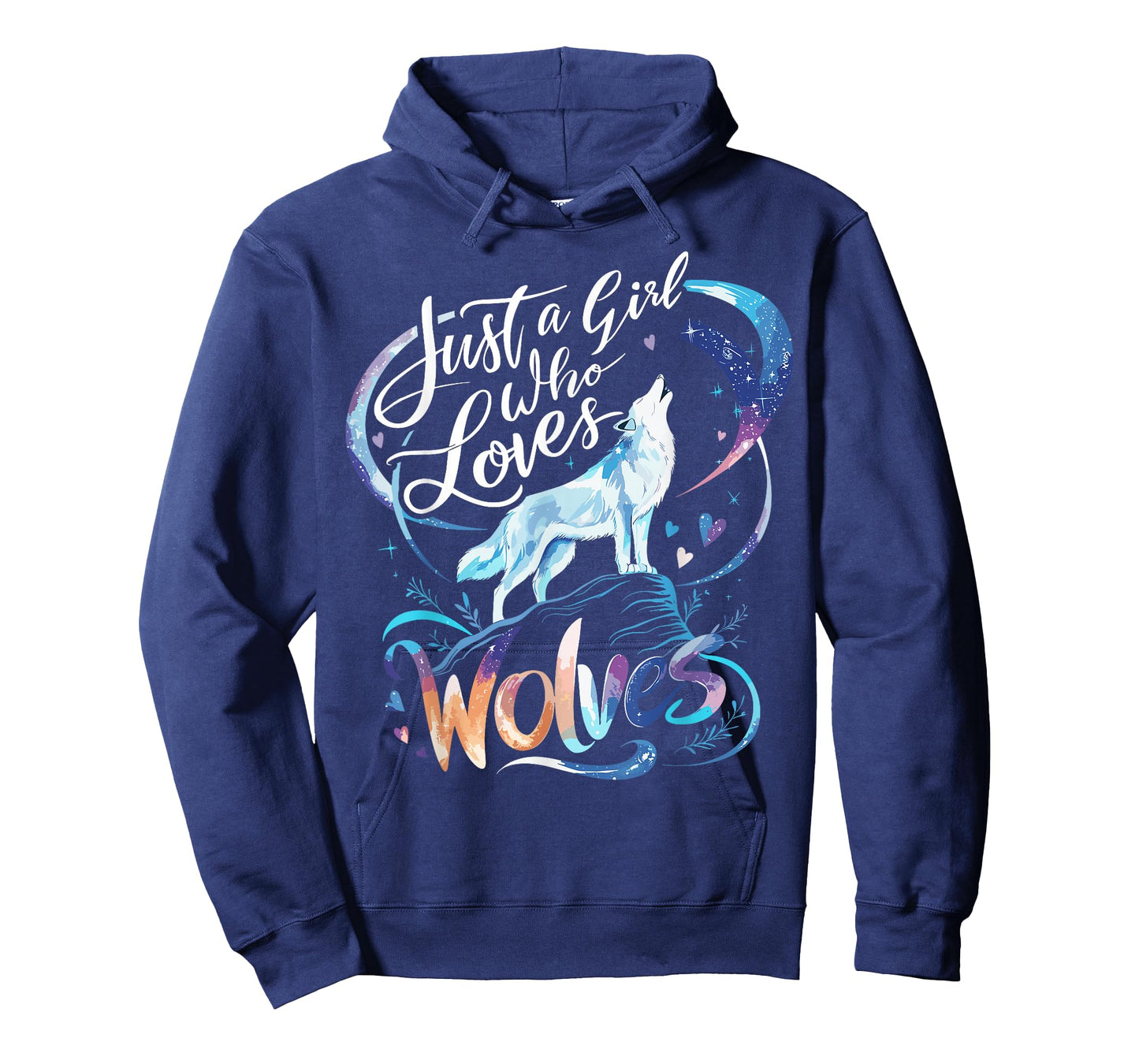 Cute Wolf Just a Girl Who Loves Wolves T-Shirt