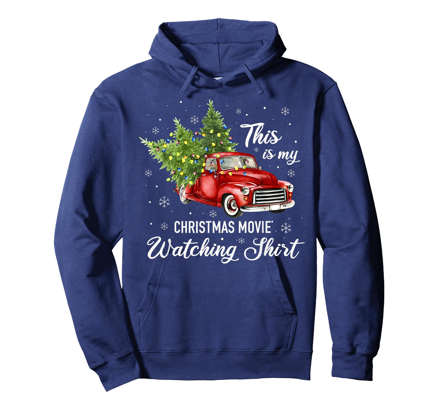 This is My Christmas Movie Watching Shirt Vintage Red Truck T-Shirt