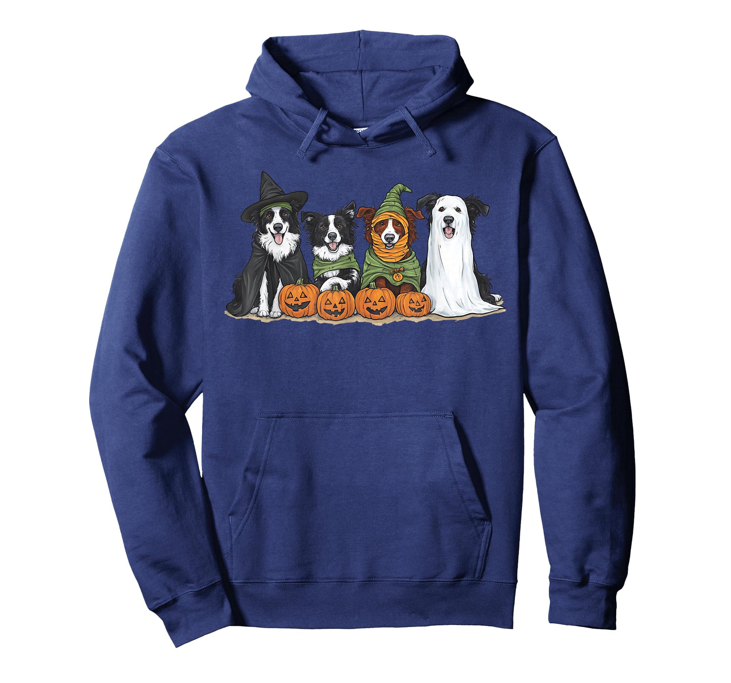 Cute Fall Border Collie Dog Owner Halloween T-Shirt